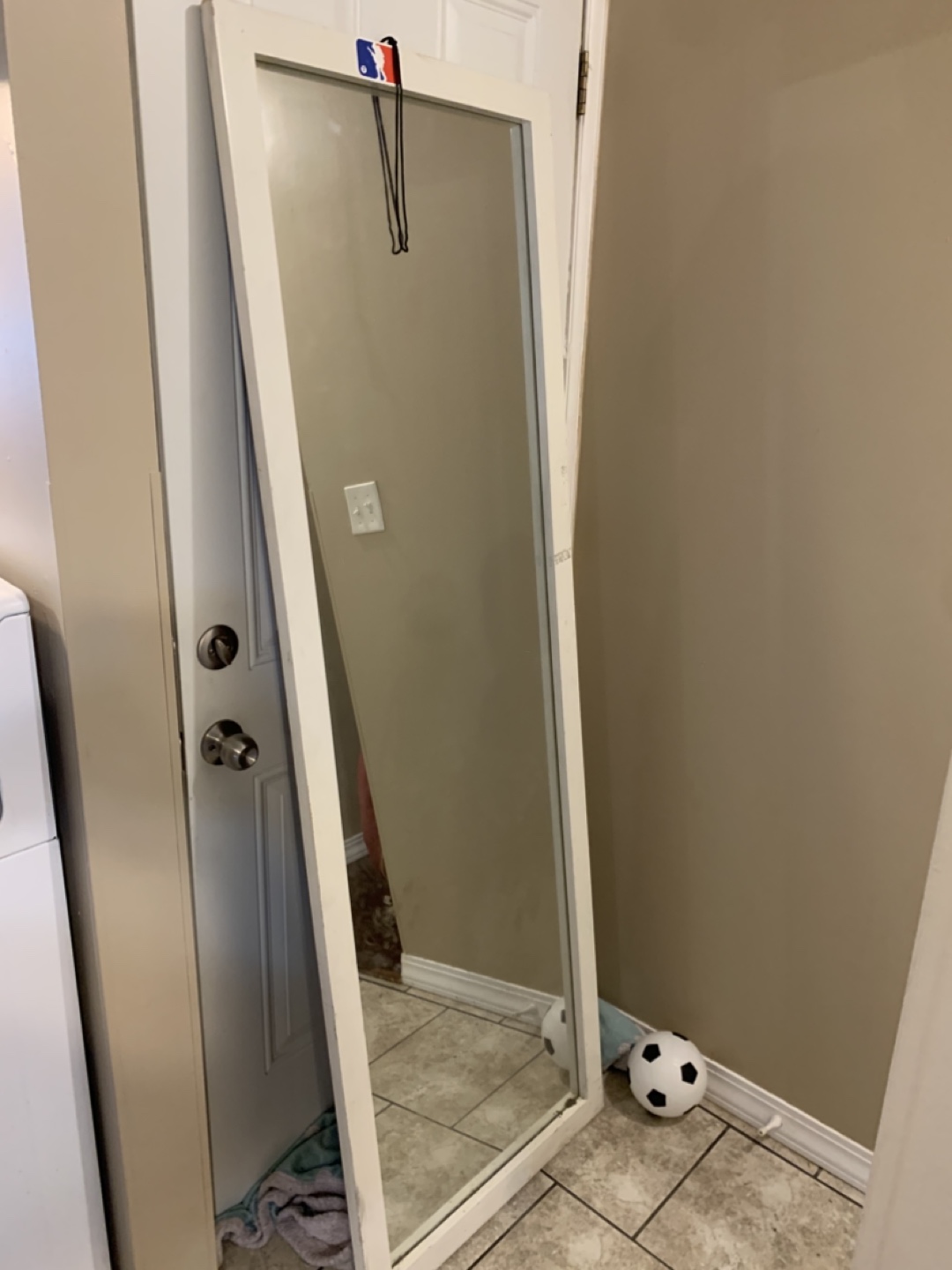 Full Length Mirror - White Frame