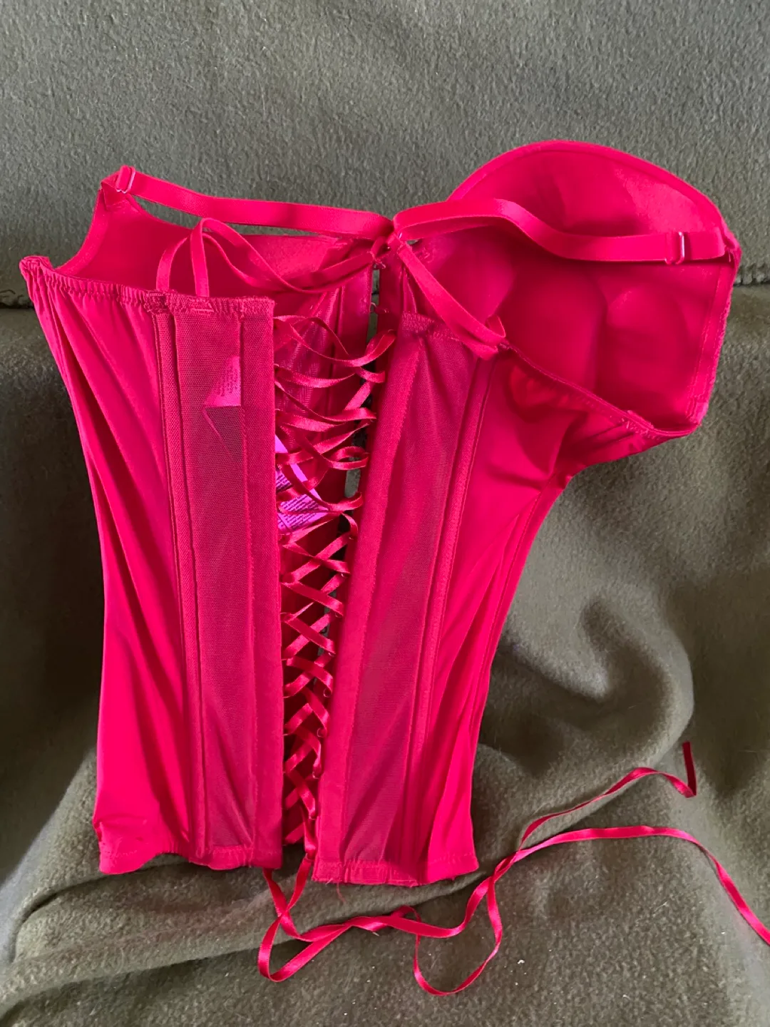 La Senza Pink Corset Size M image indicator(3)