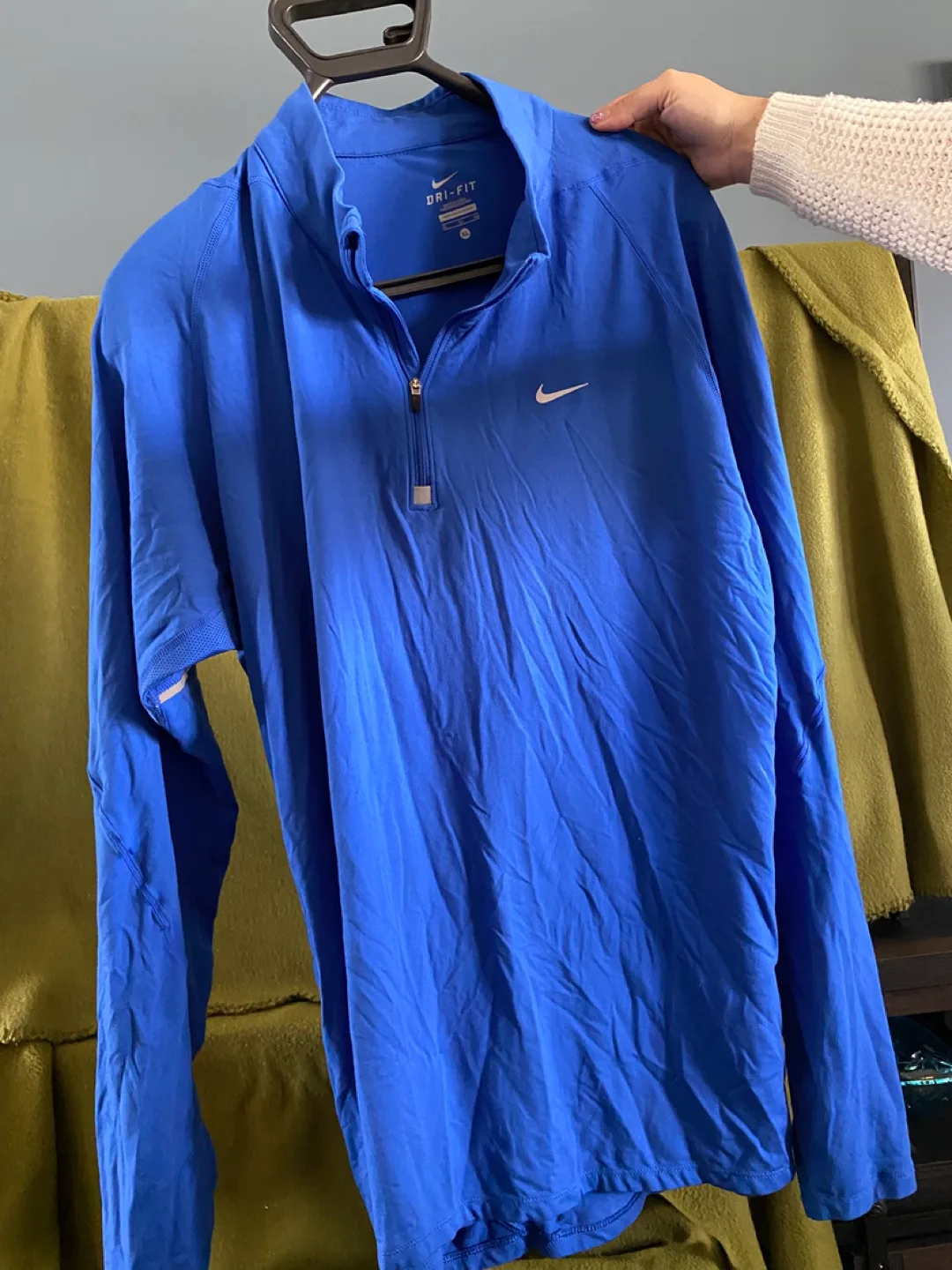 Nike Dri-FIT XL Blue Pullover thumbnail
