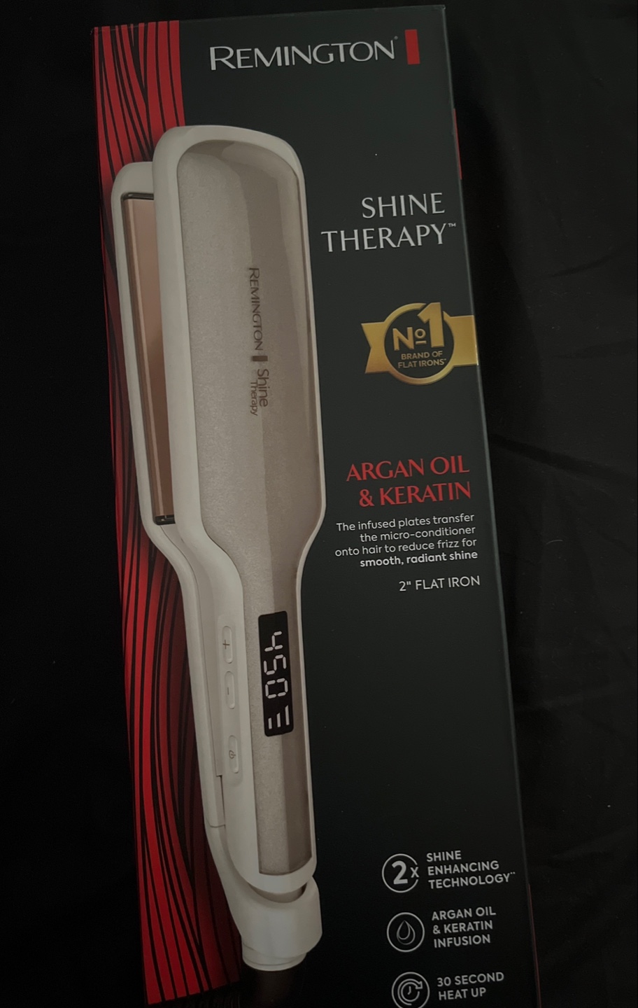 Remington Shine Therapy 2" Flat Iron - New