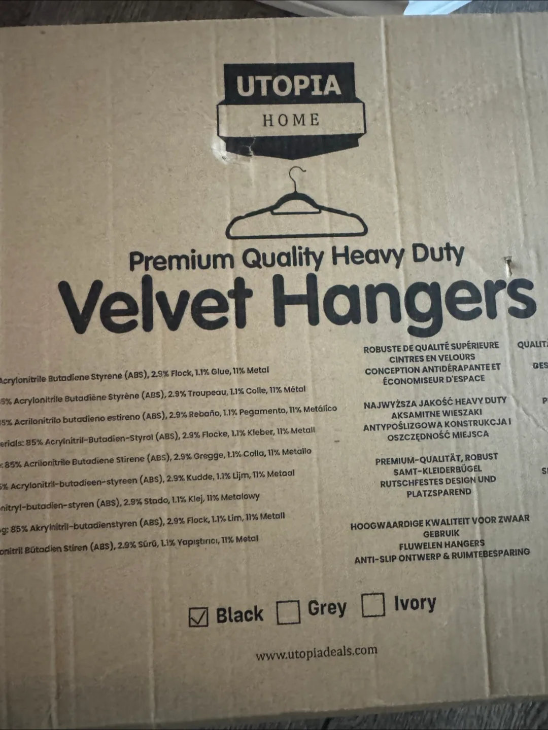 50 pcs Velvet Hangers thumbnail