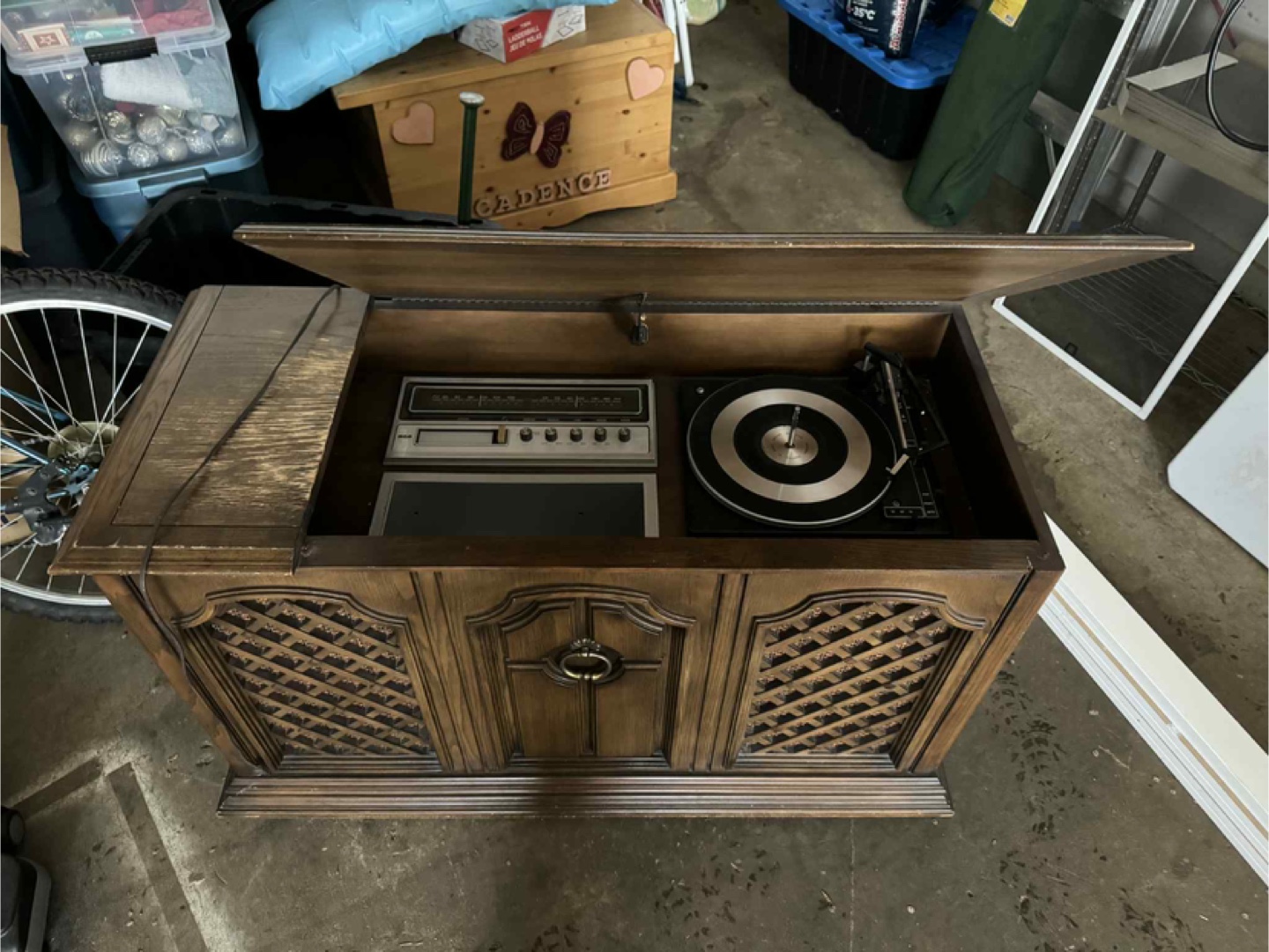 Vintage Cadence Record Player Console - photo 2
