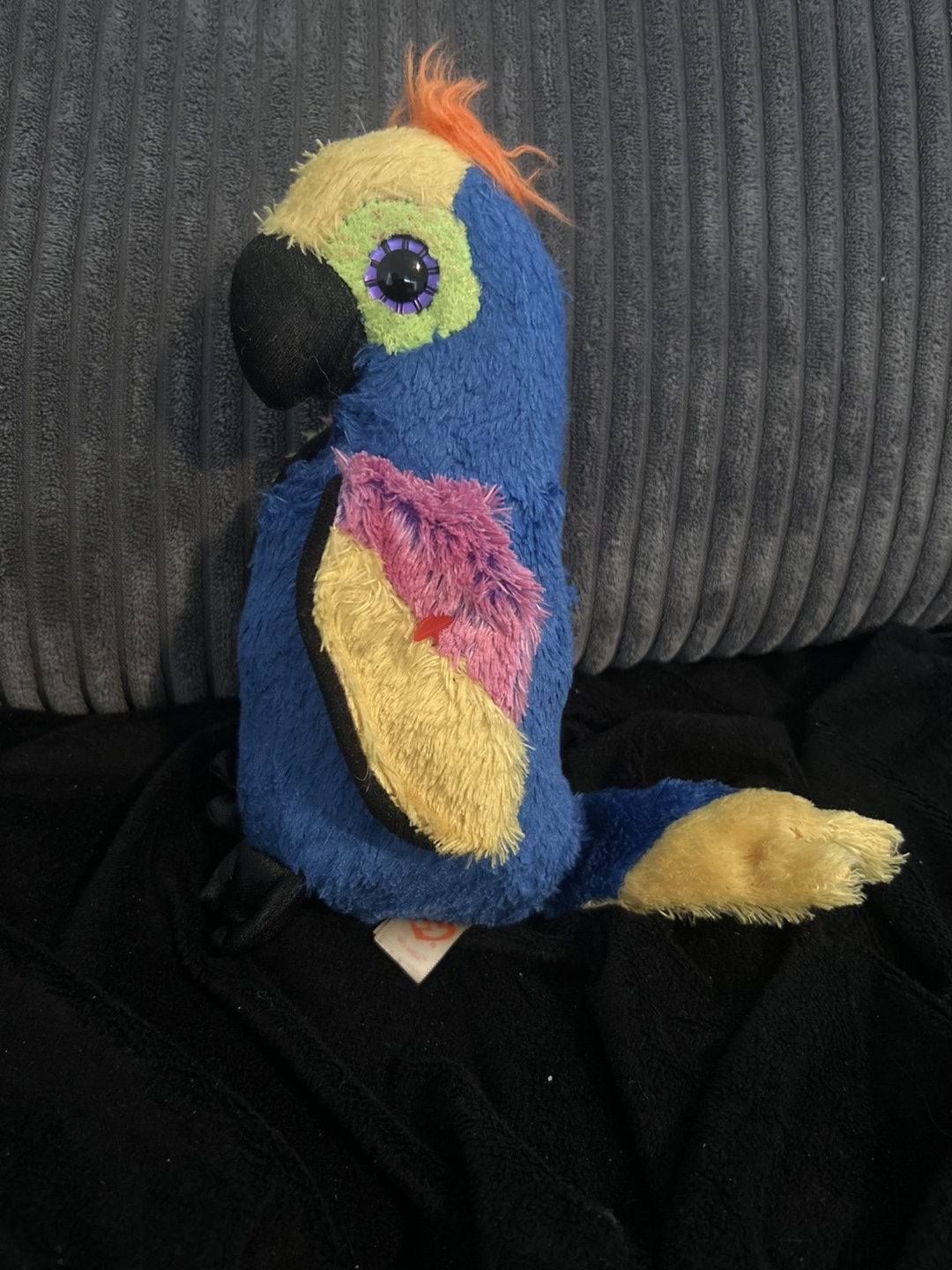 Blue Parrot Plush Toy
