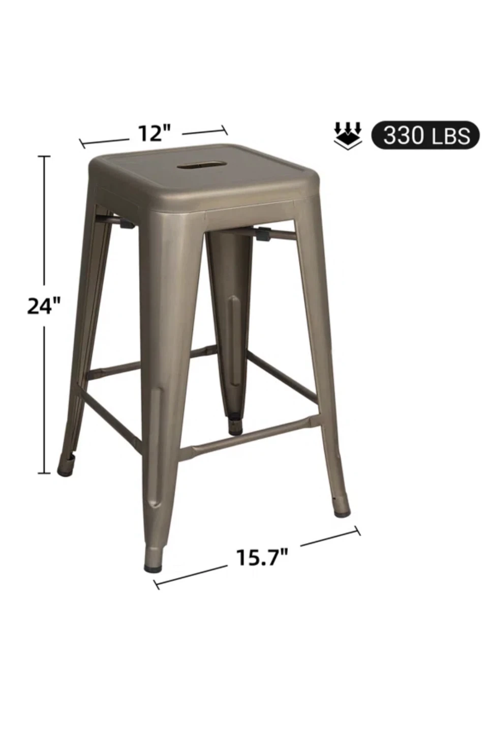Williston Forge Medway Counter Stool ***TWO - photo 3