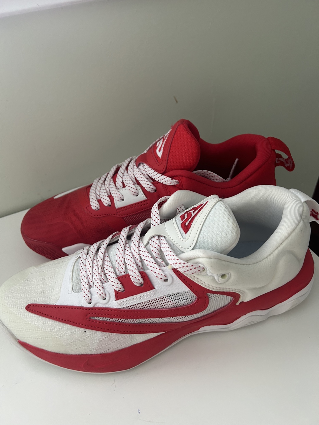 Nike Giannis Freak 5 Red & White Shoes - photo 3