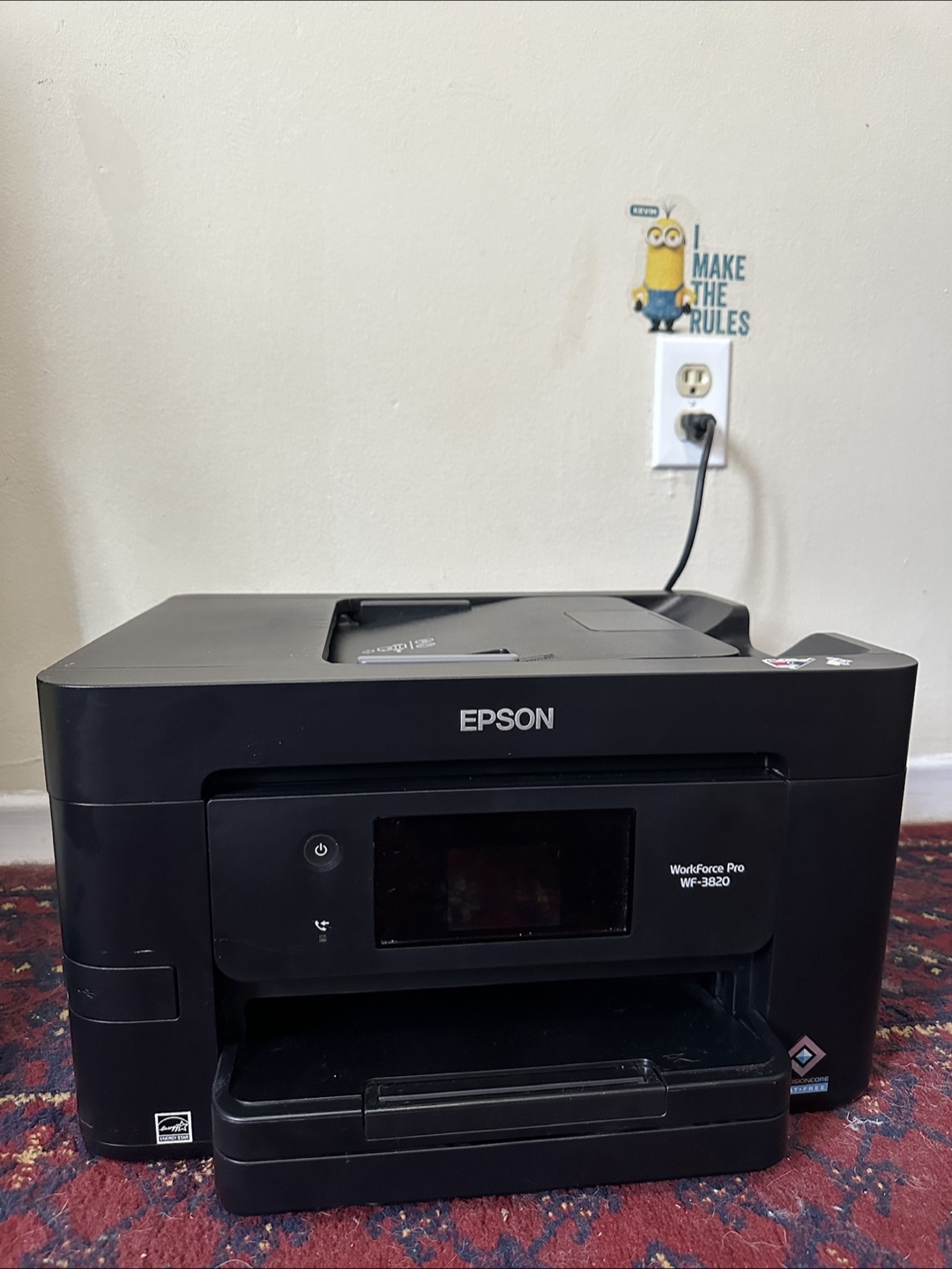 Epson Workforce 3820 printer