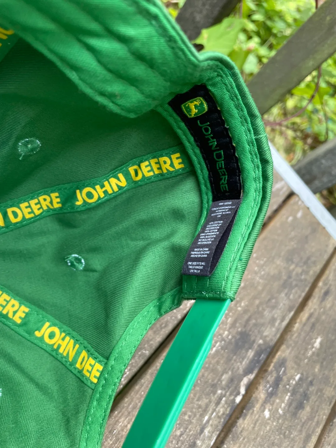 New John Deere Green Baseball Cap image indicator(5)