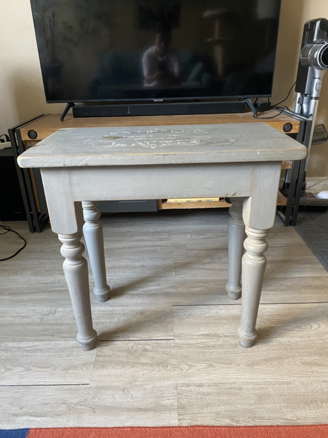 Grey Patisserie Accent Vintage Table