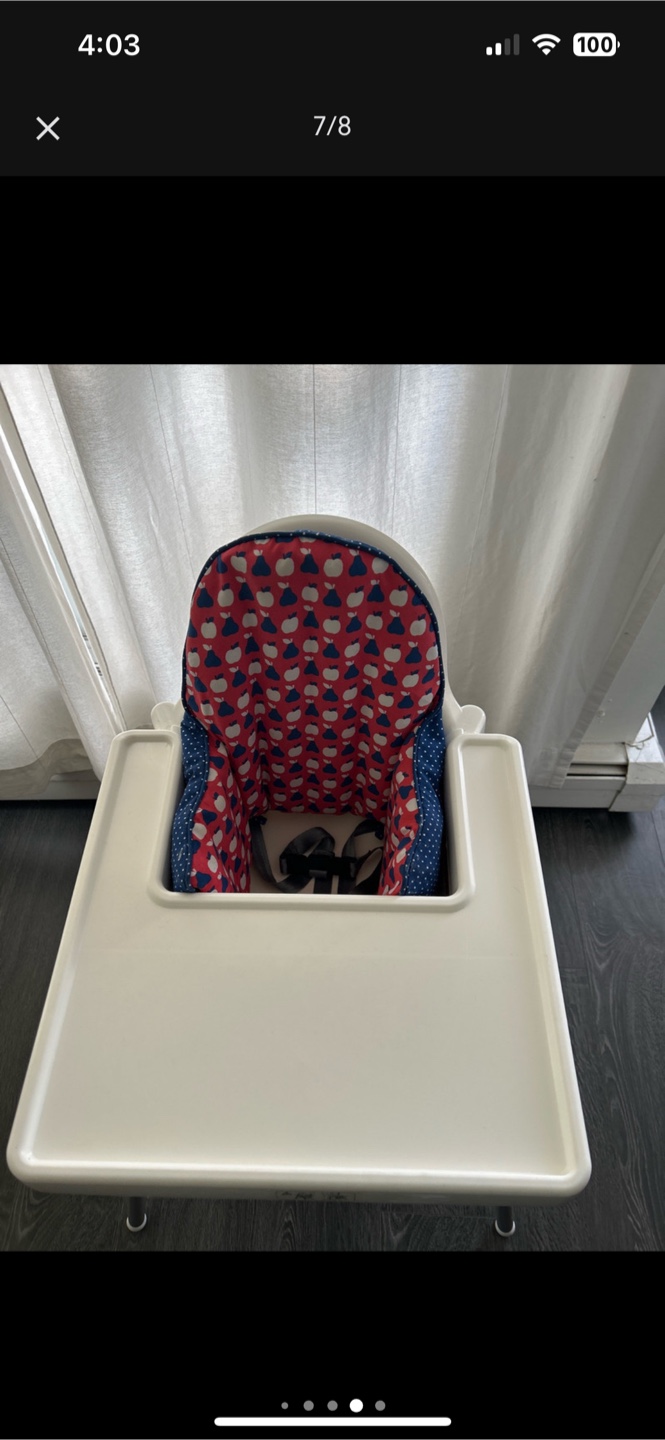 IKEA High Chair with Custom Cushions - photo 3