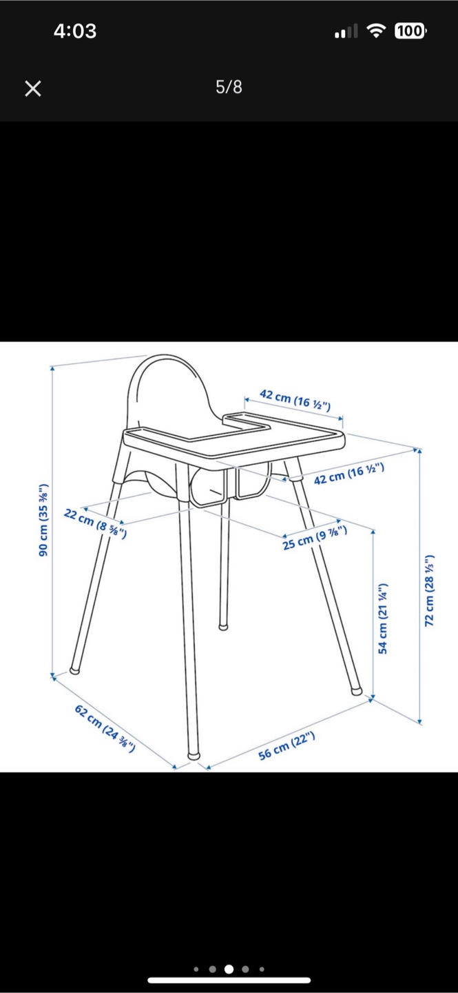 IKEA High Chair with Custom Cushions - photo 2