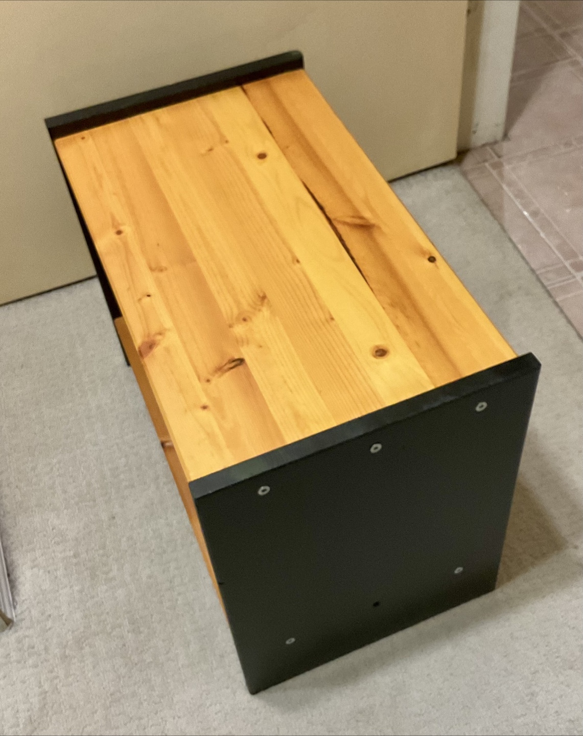IKEA Lack Side Table - Wood & Black - photo 2