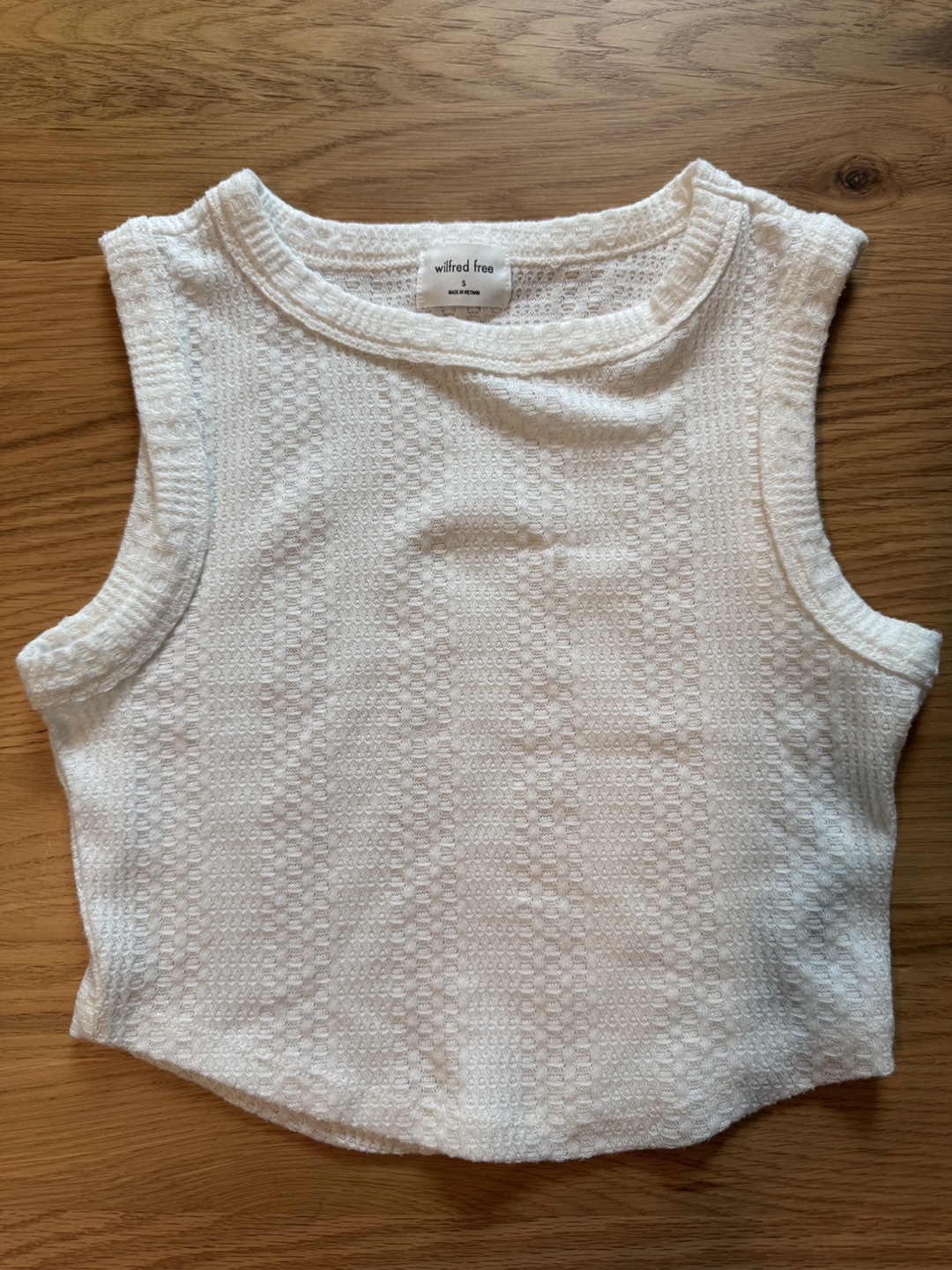 Wilfred Free White Tank Top - Size Small