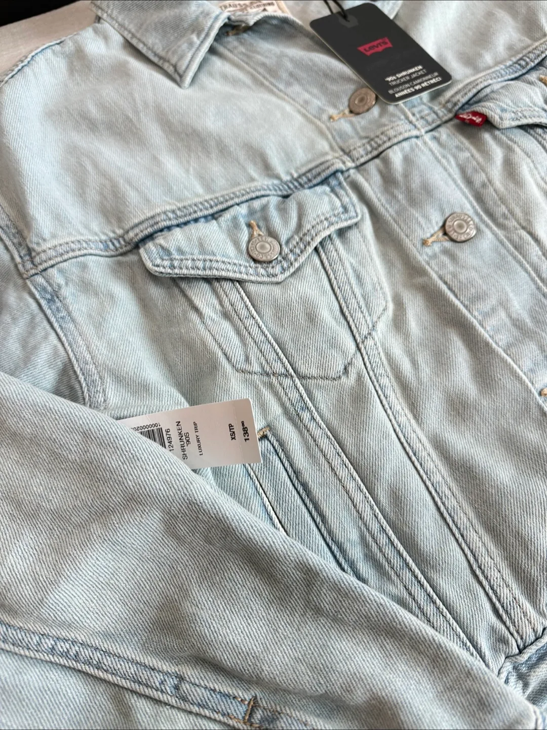 Levi's '90s Shrunken Trucker Jacket Size XS NWT image indicator(4)