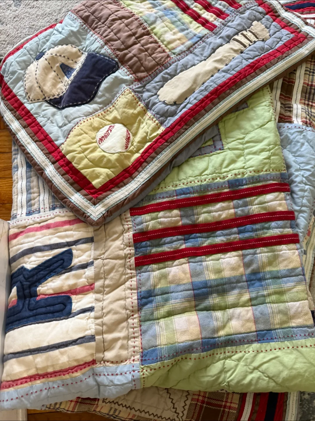 Pottery Barn Kids All-Star Sports Quilt Twin thumbnail