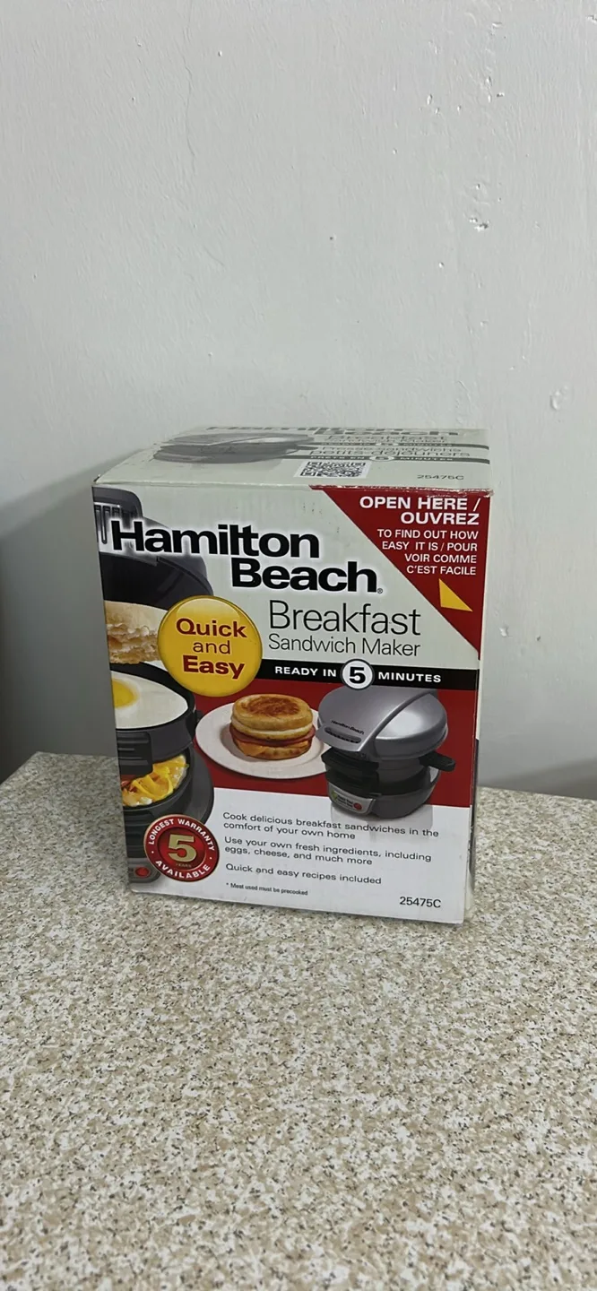 New Hamilton Beach Breakfast Sandwich Maker thumbnail