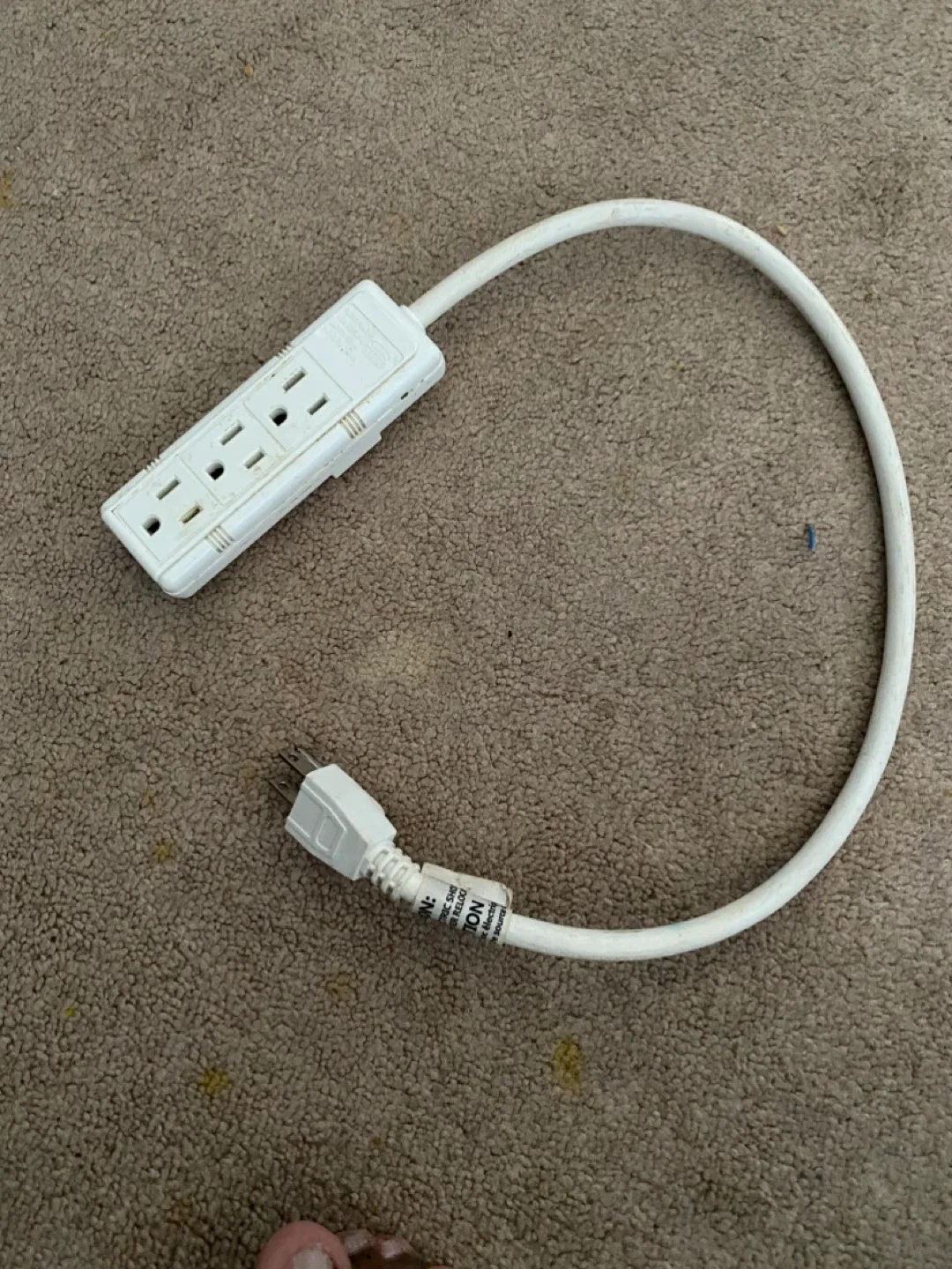 White Power Strip Surge Protector thumbnail
