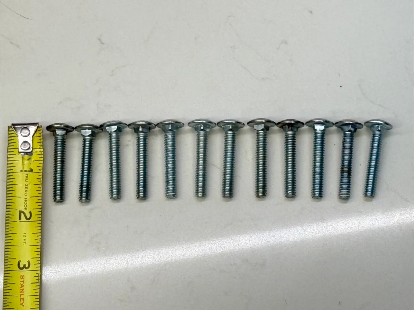 12 new Carriage Bolts - 2.5 inch thumbnail
