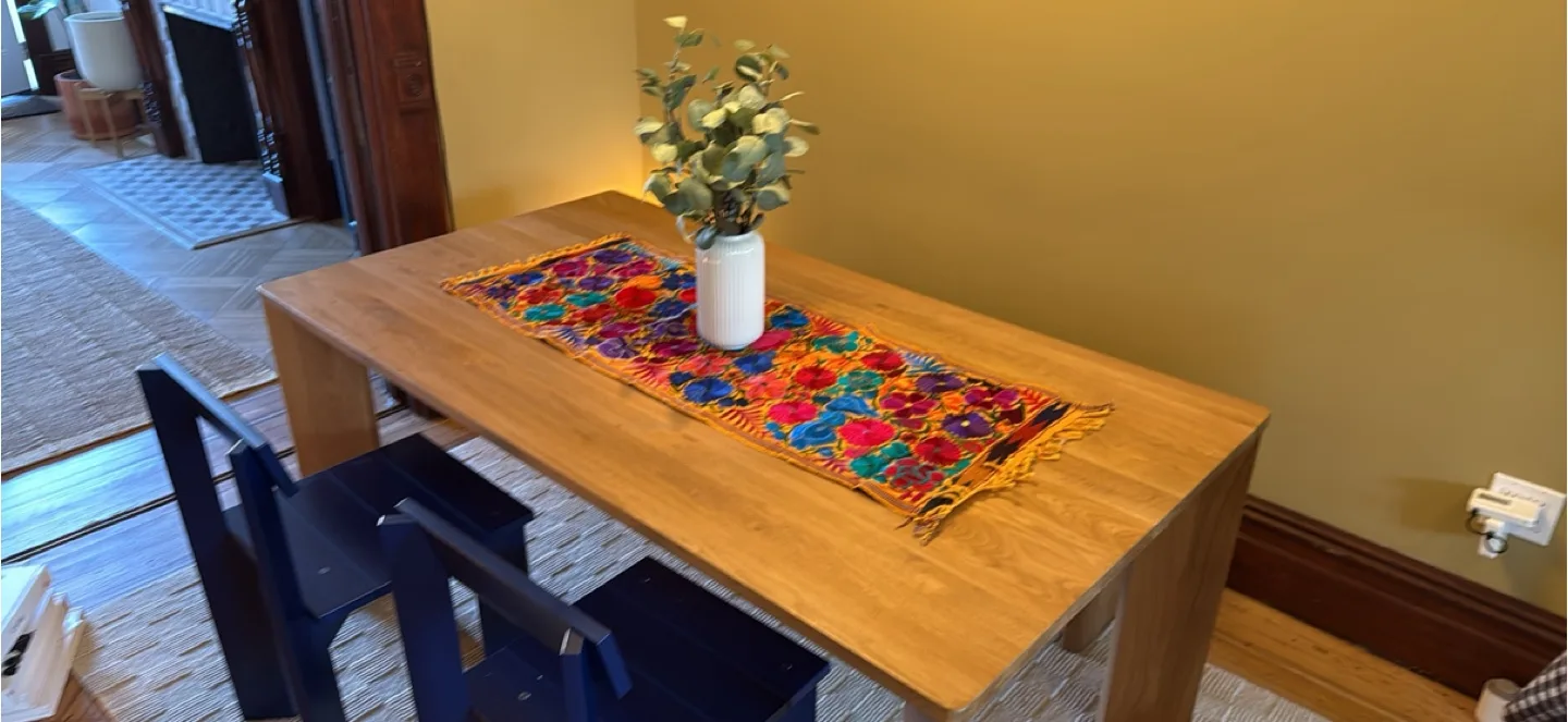 Oaxacan hand made table runner thumbnail