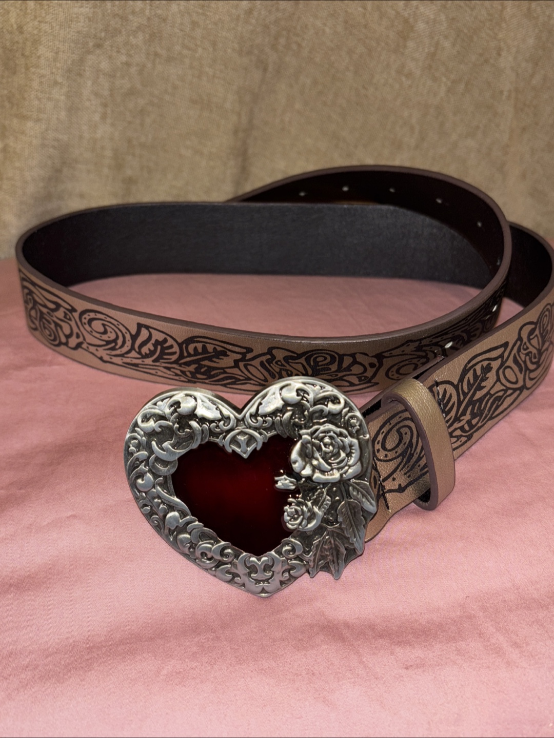 Heart Buckle Belt