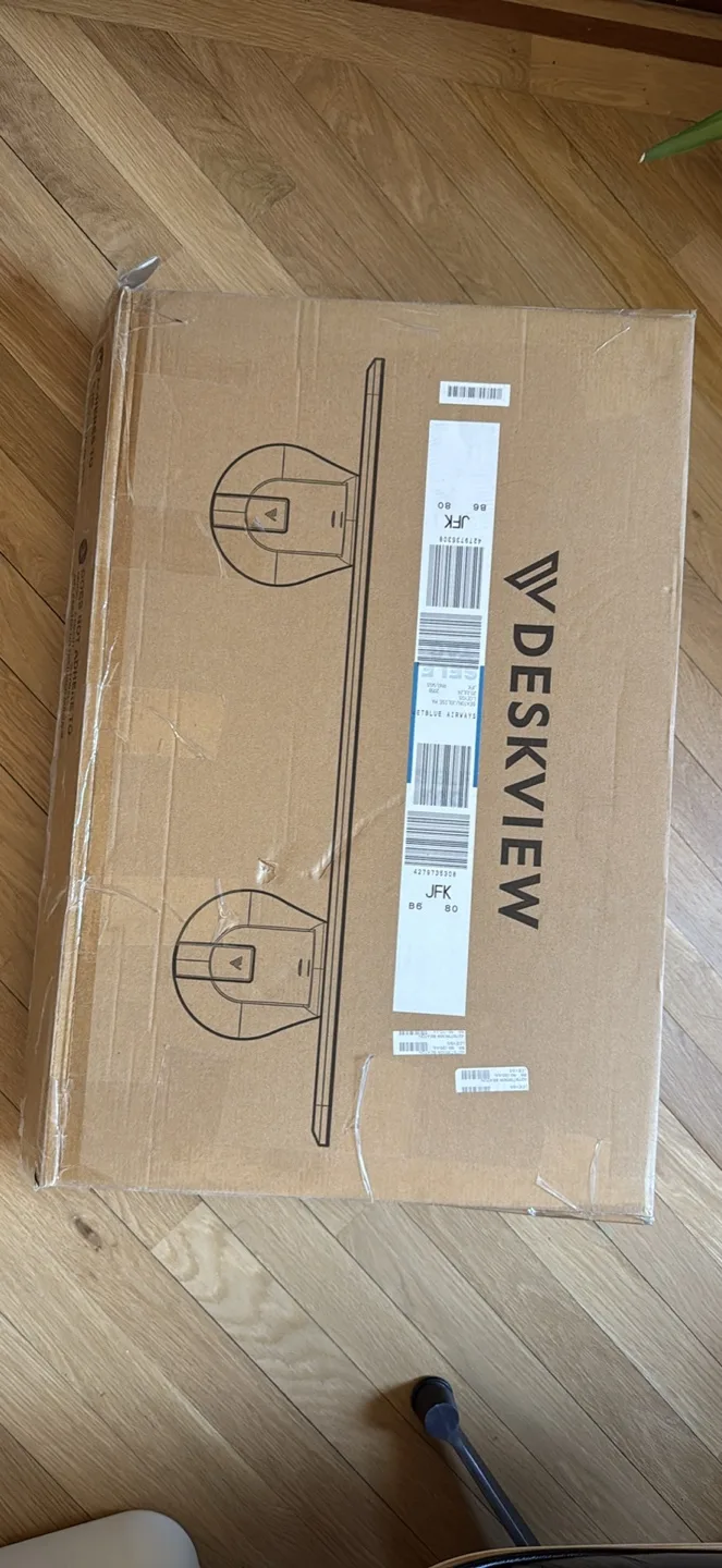 DeskView Window-Mounted Desk  (Clear) image indicator(6)