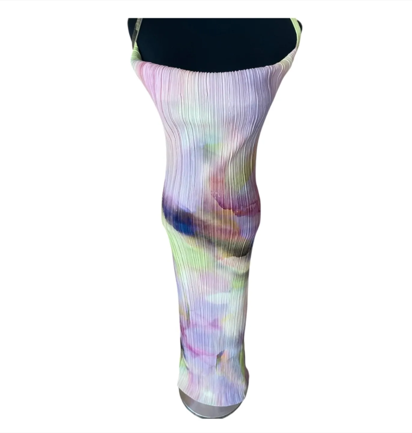 NWOT Soft Pastel Multi-Coloured Maxi Dress image indicator(3)