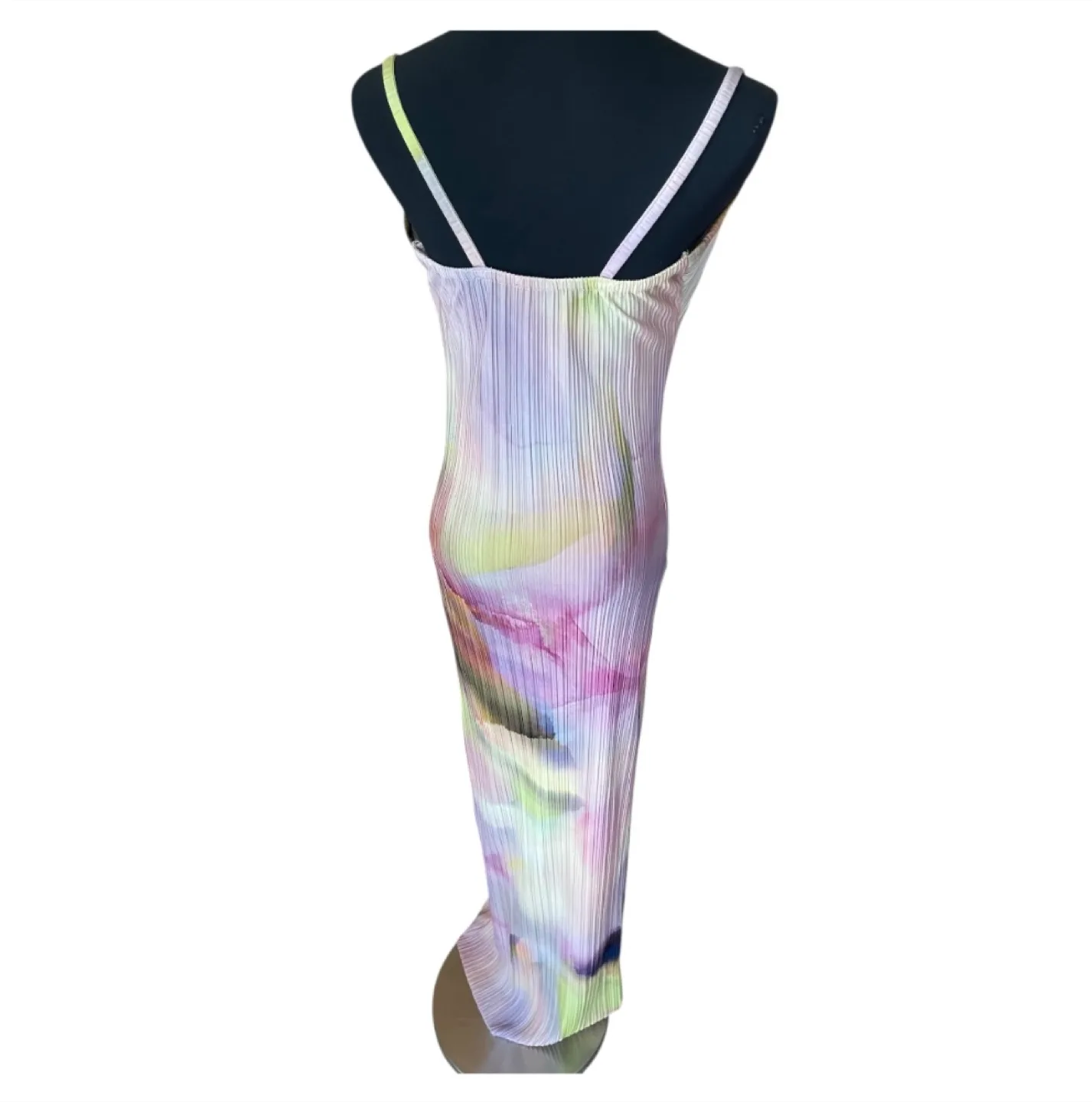 NWOT Soft Pastel Multi-Coloured Maxi Dress image indicator(6)