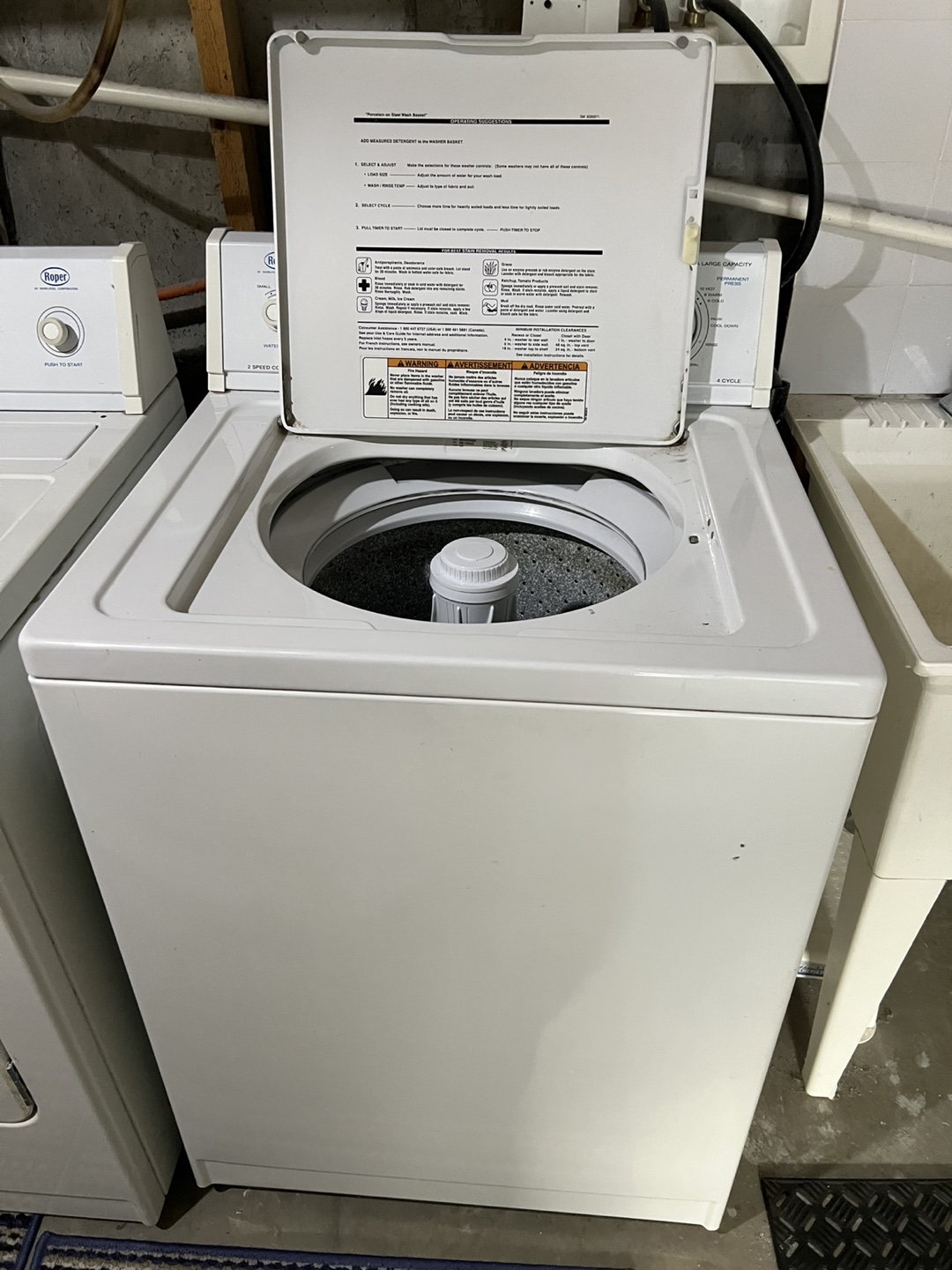 Roper Heavy Duty Extra Large Capacity Washing Machine - photo 2