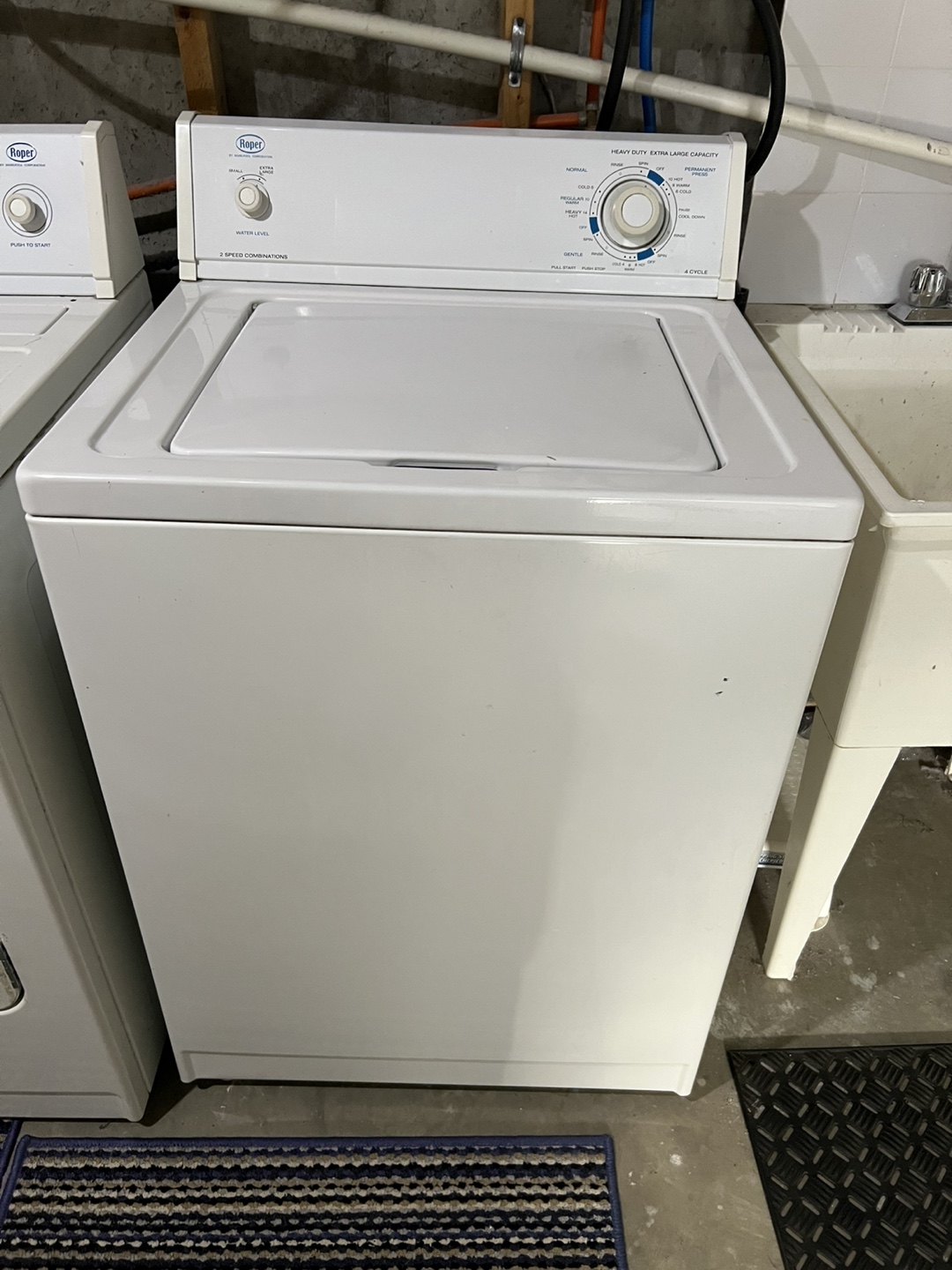 Roper Heavy Duty Extra Large Capacity Washing Machine
