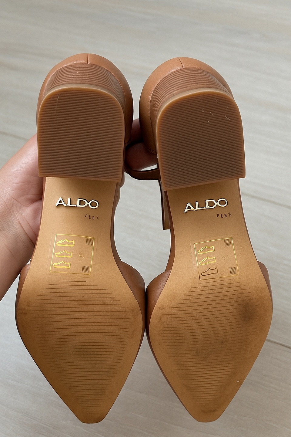 ALDO Brown Heeled Pumps, Size 5 - photo 2