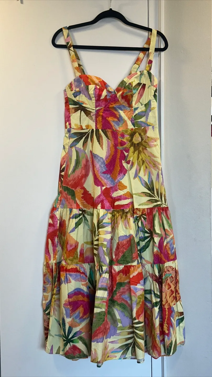 Farm Rio Floral Print Dress thumbnail