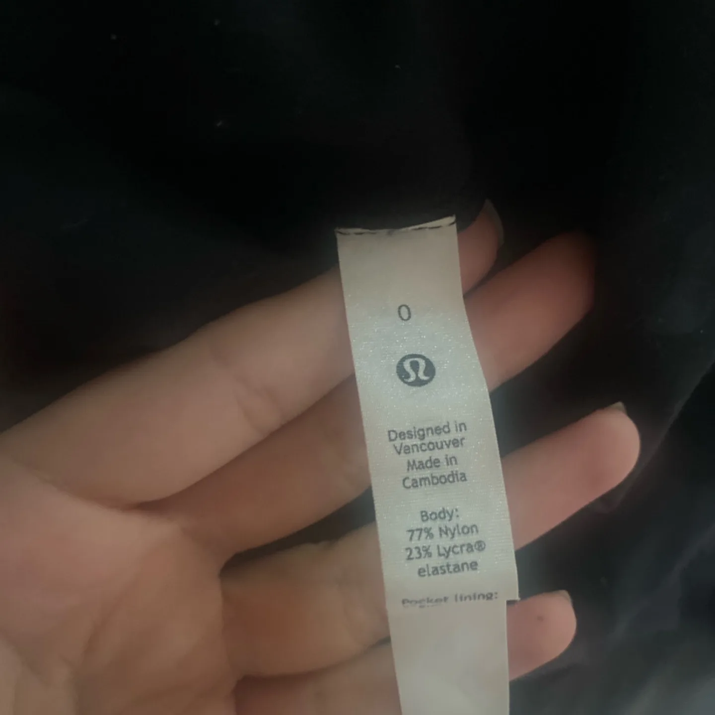 Lululemon Align Leggings, Size 0, Black Camo image indicator(2)