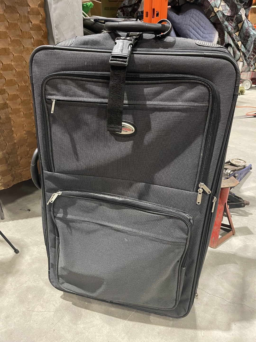 Airexpress Black Rolling Suitcase
