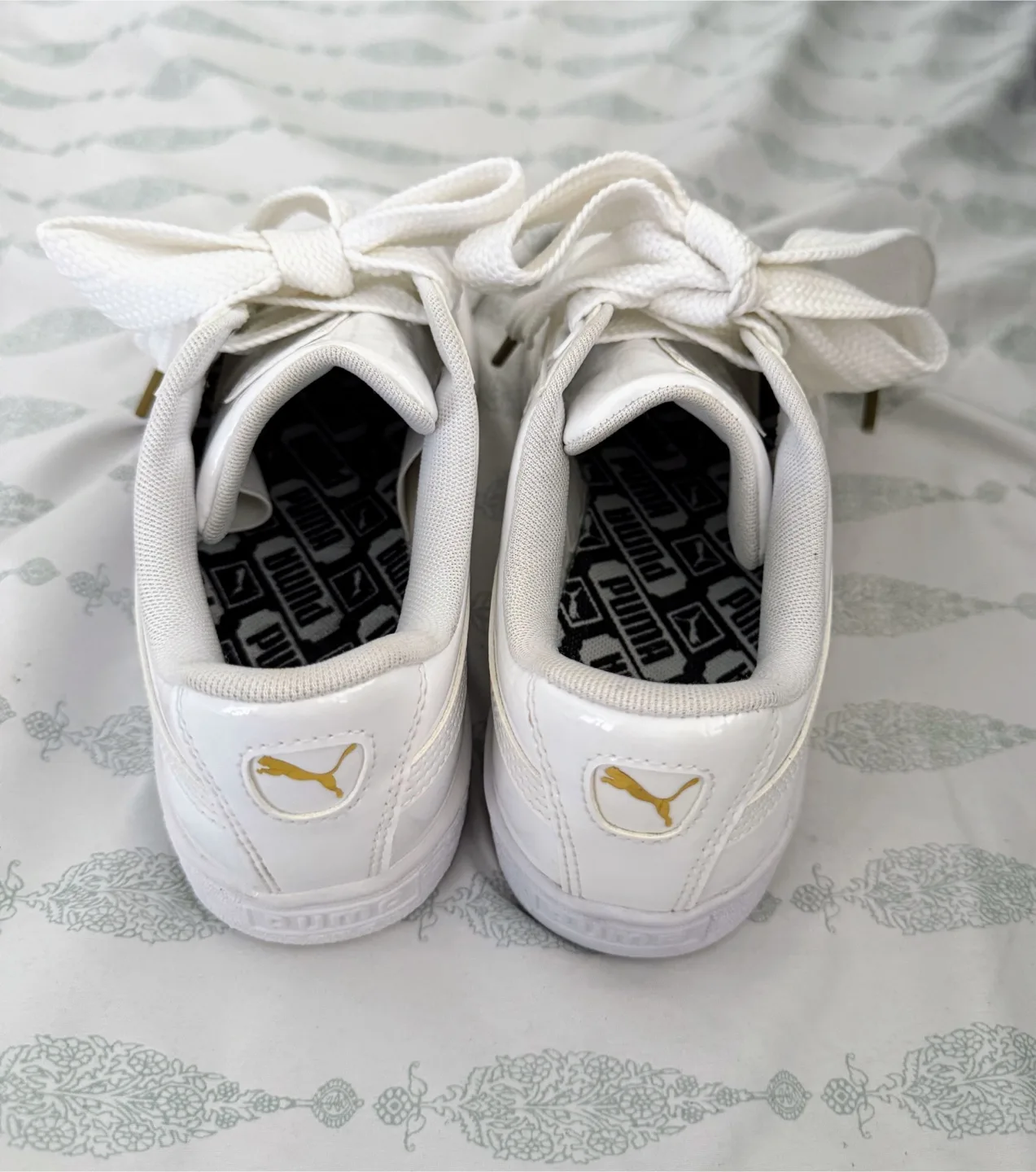 Puma Basket Bow Women's White Shoes - Size 8 image indicator(3)