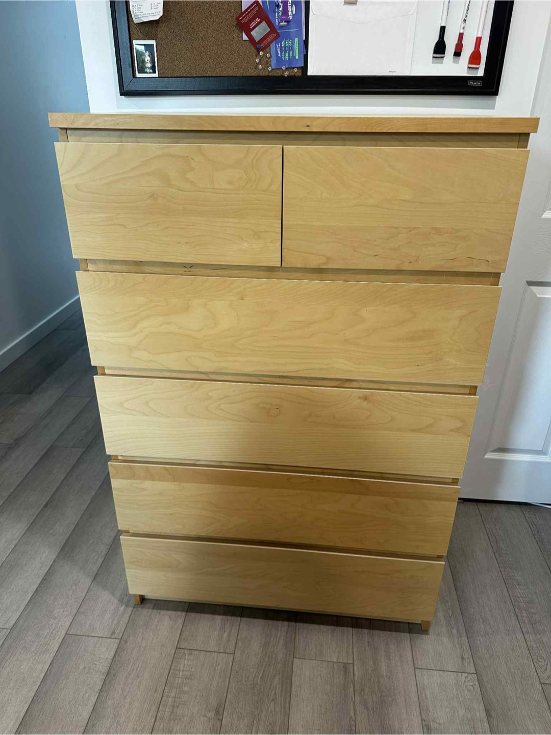 Malm 6 Drawer Dresser