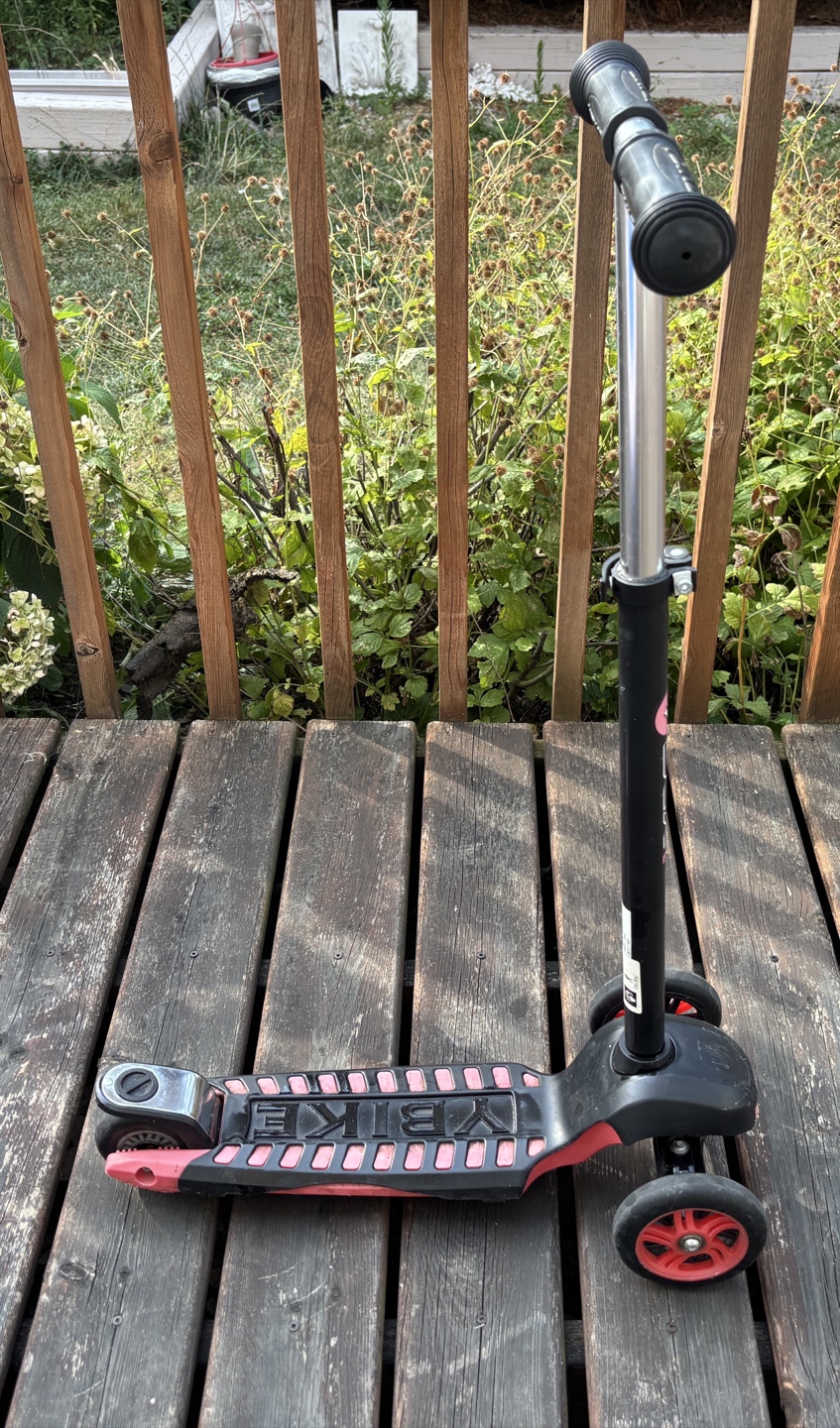 YBIKE GLX Pro Scooter - Black & Pink