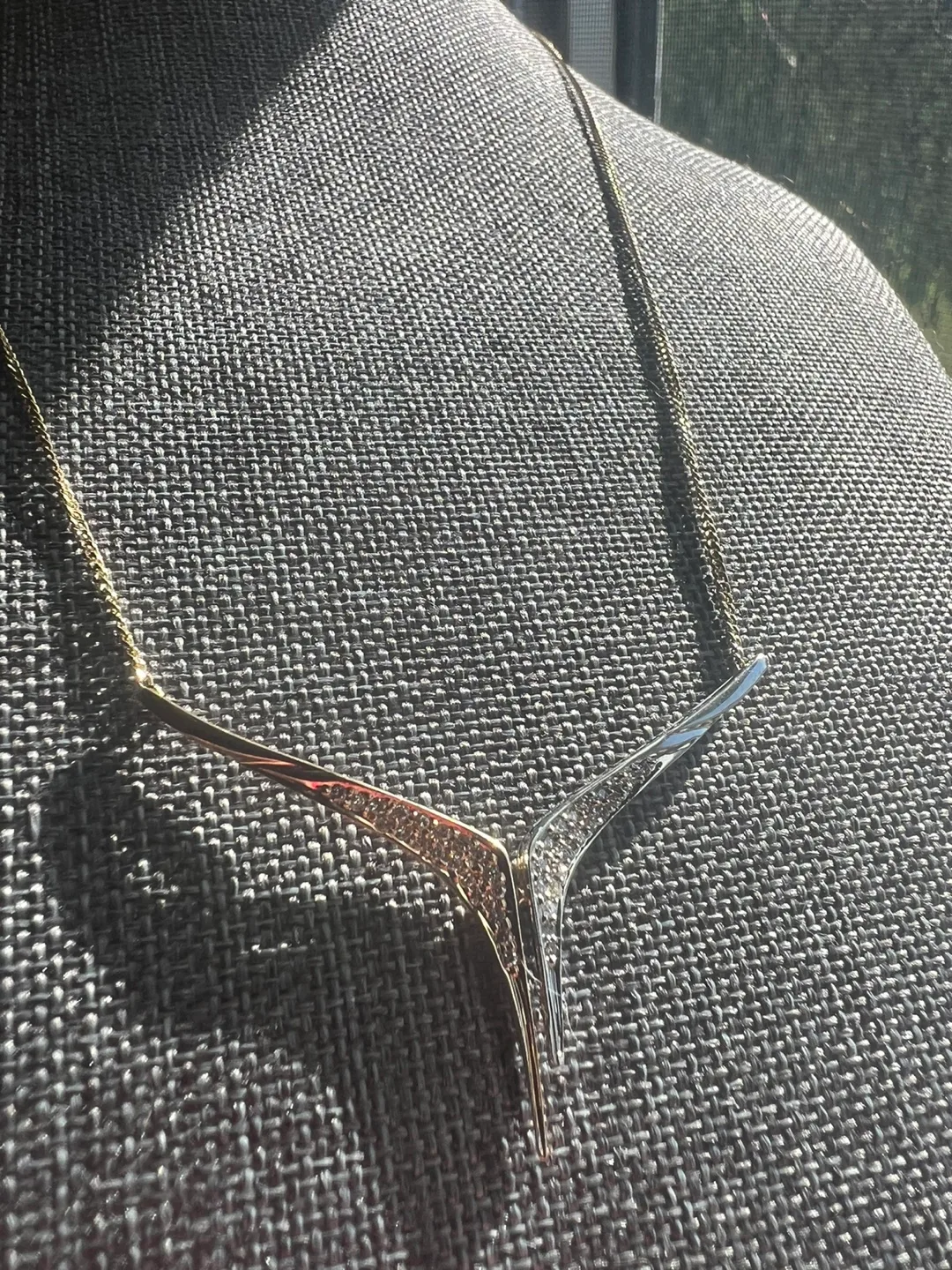 14 k diamond Necklace thumbnail
