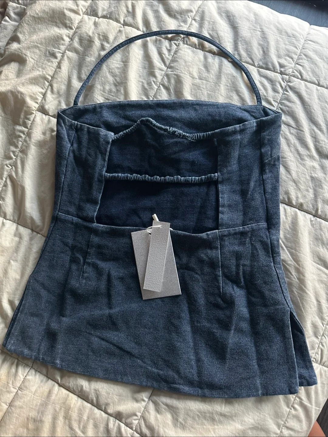 Denim Halter Top image indicator(2)