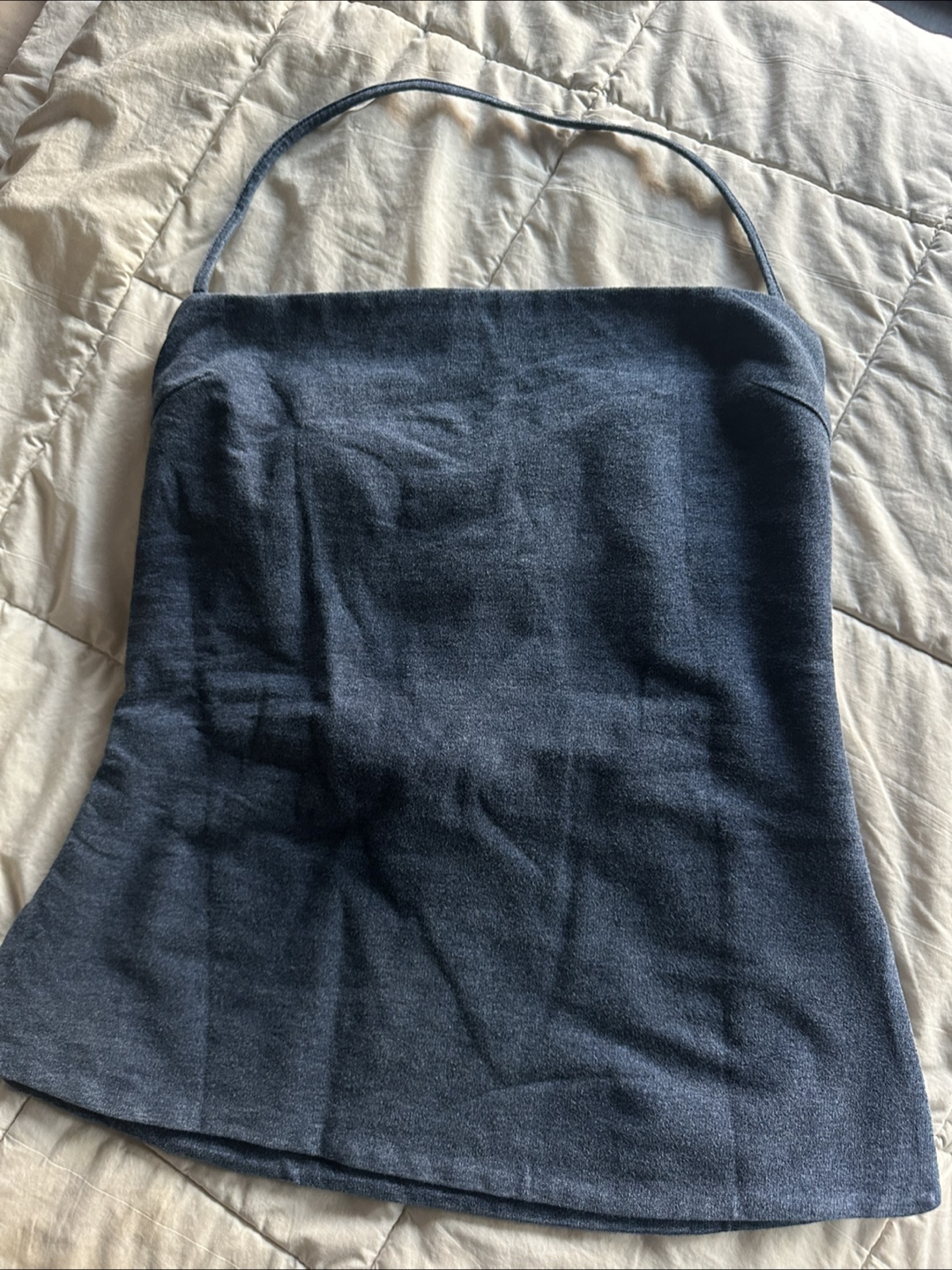 Denim Halter Top