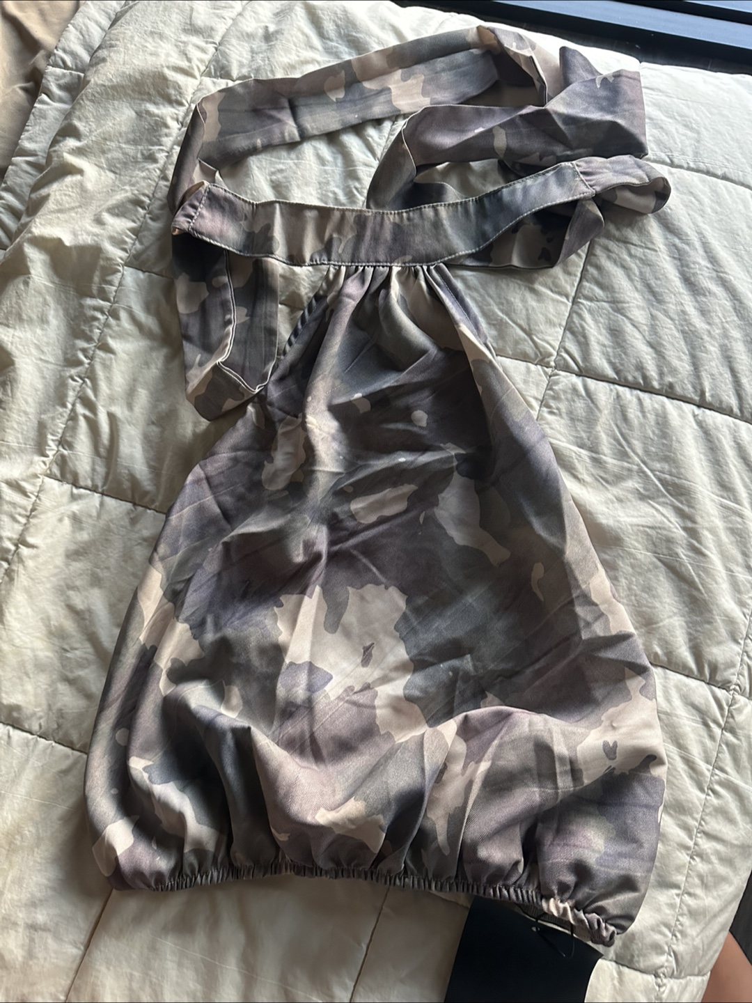 Camo Print Halter Top
