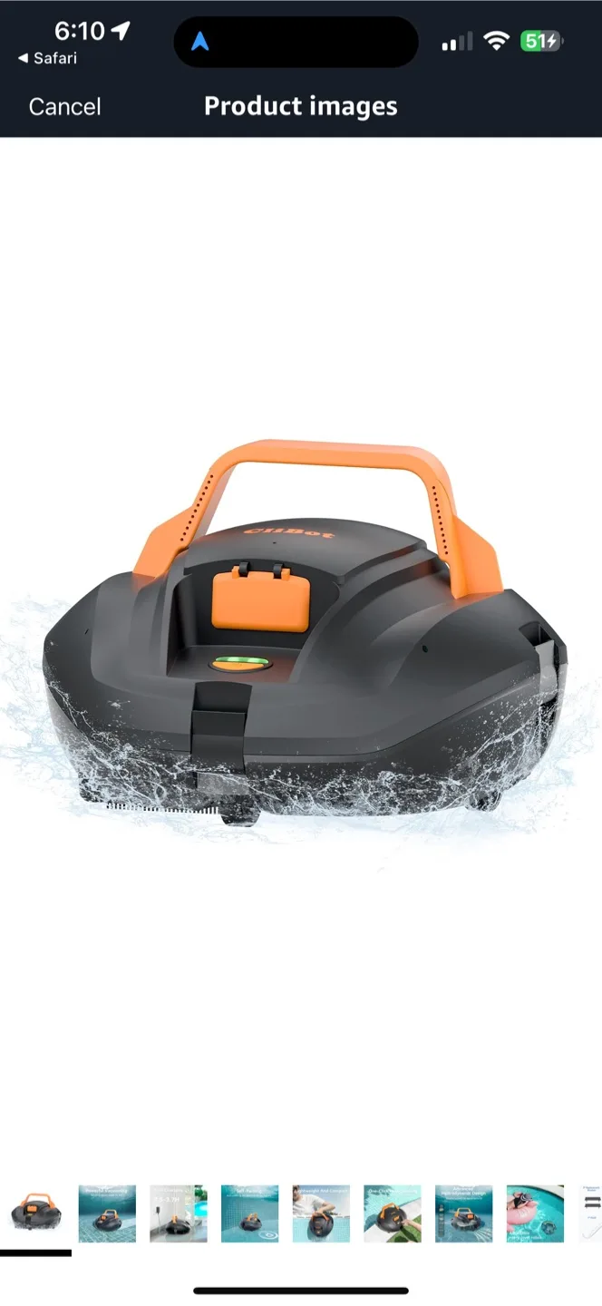 New Clibot CB-1 Pool Cleaner Robot thumbnail