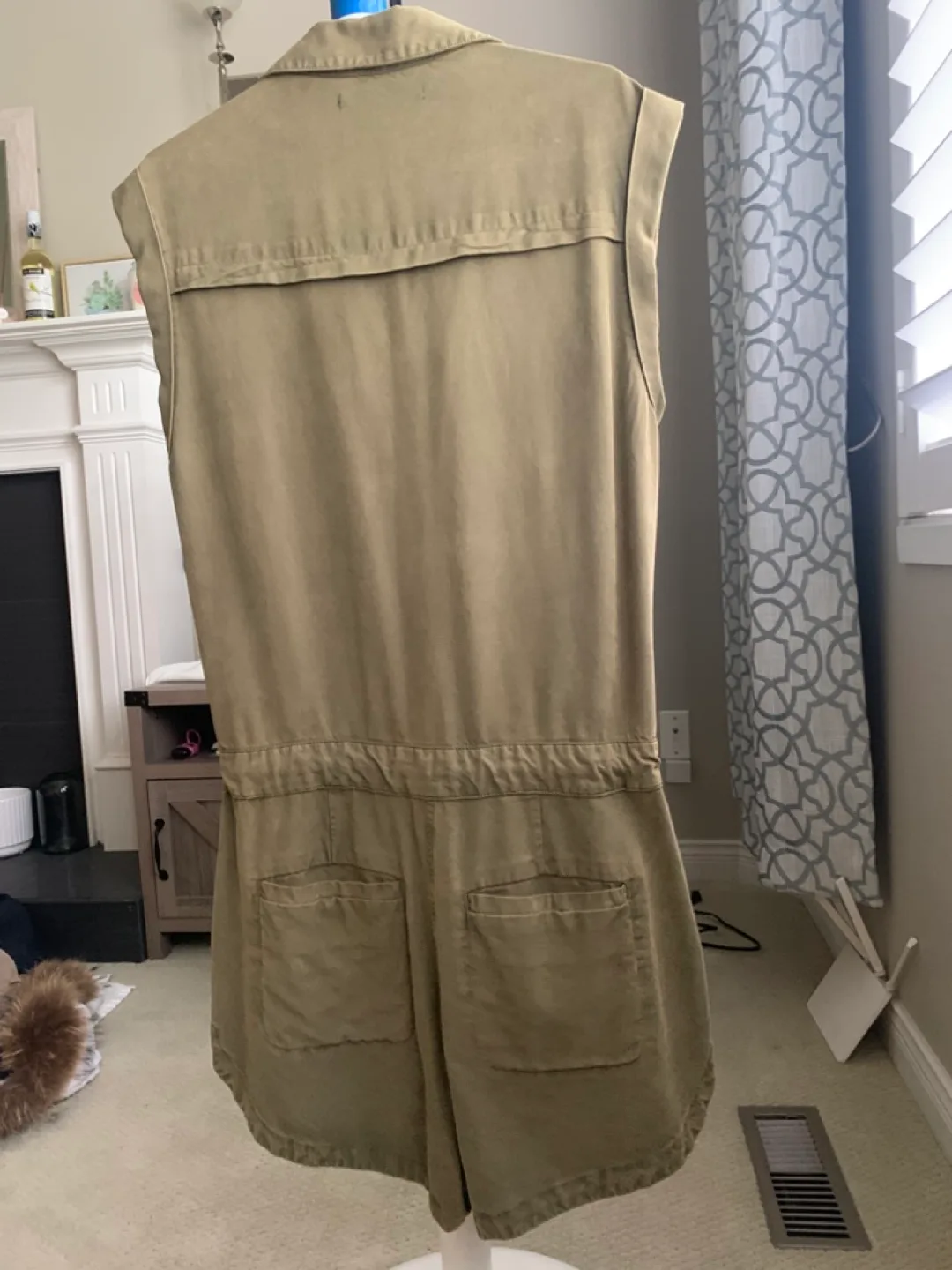 Abercrombie & Fitch Olive Green Romper - Size S image indicator(2)