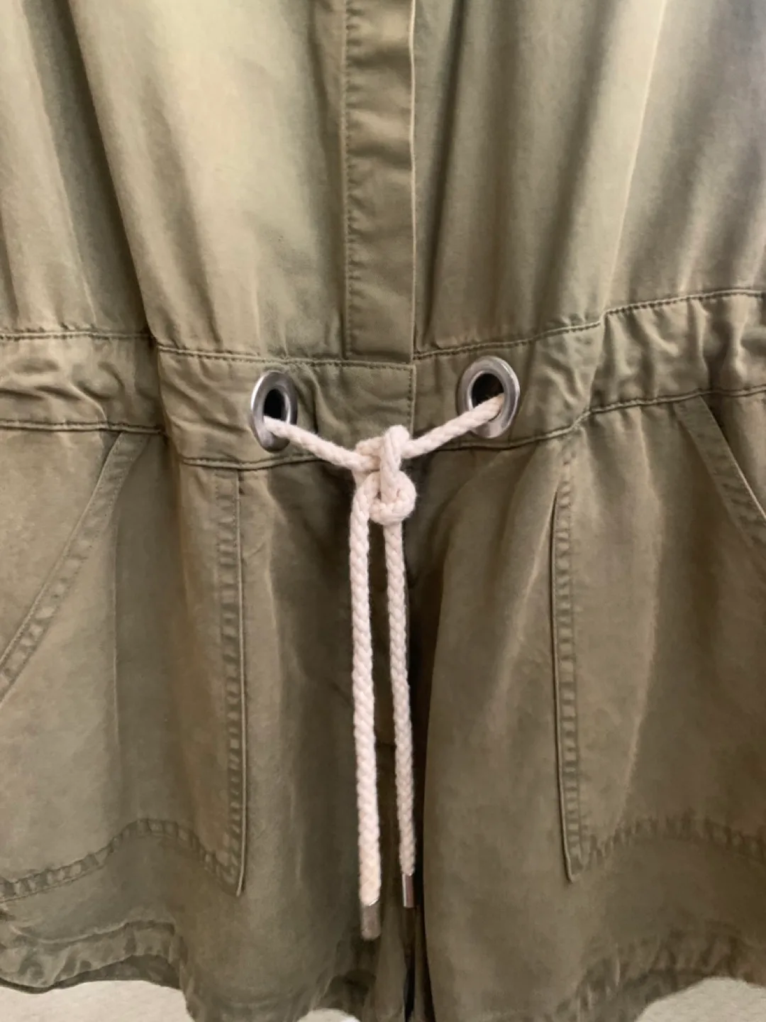 Abercrombie & Fitch Olive Green Romper - Size S image indicator(4)