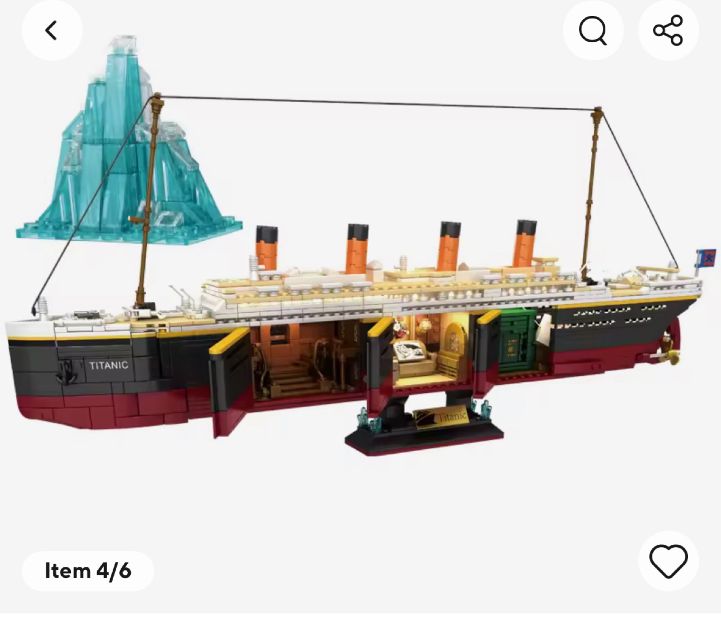 Titanic Building Blocks Model 66010 - photo 4