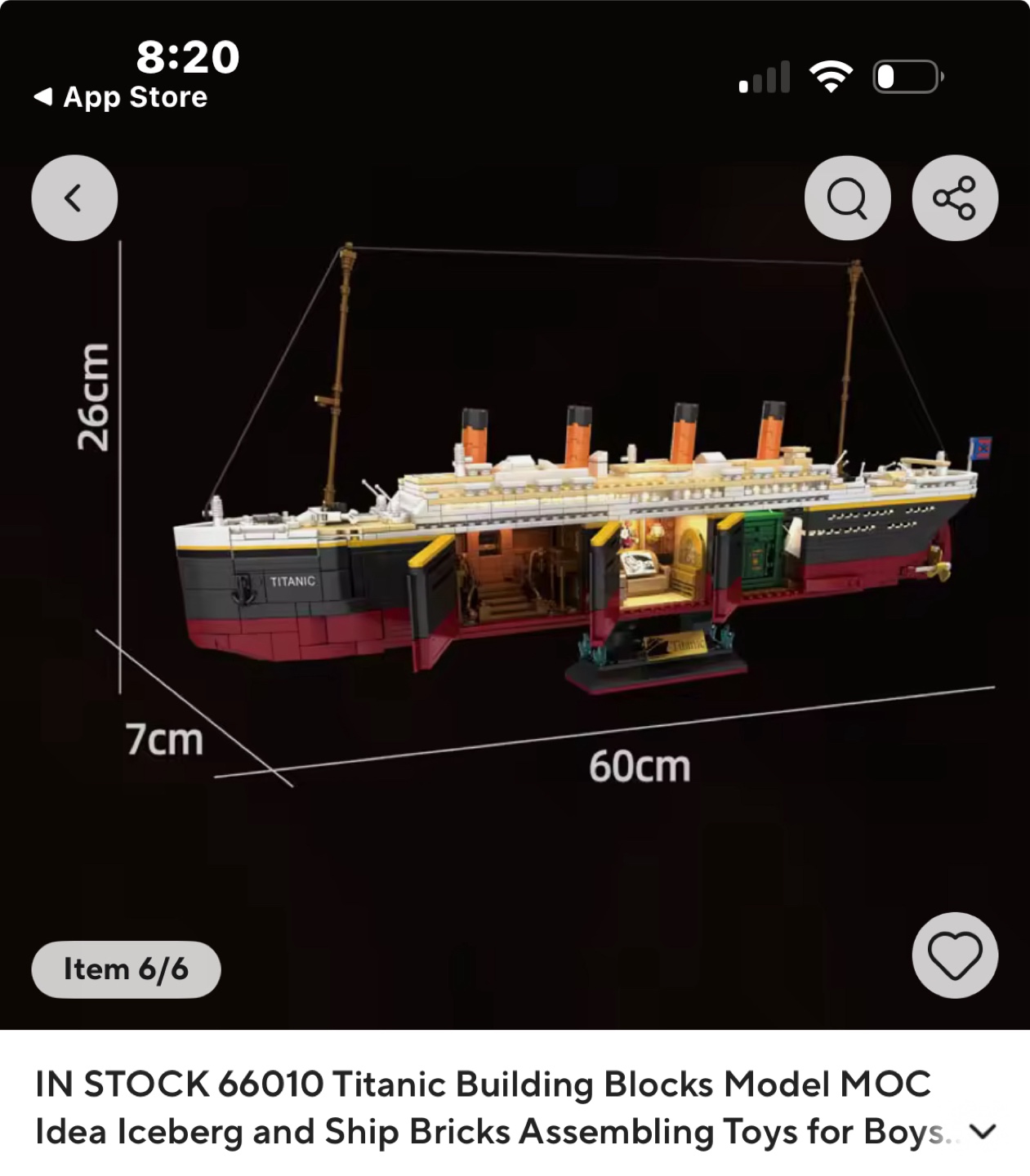 Titanic Building Blocks Model 66010 - photo 5