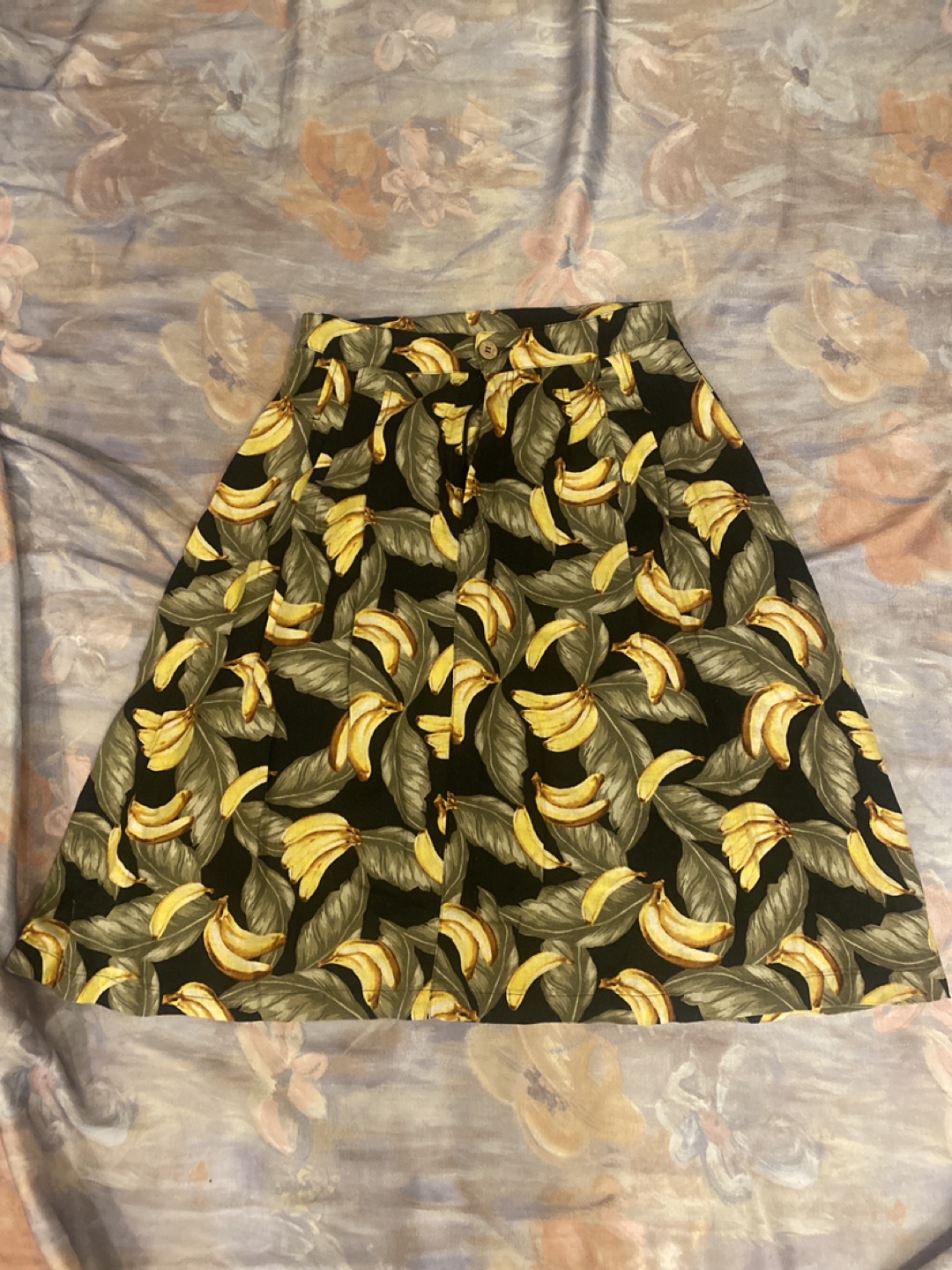Forever 21 Banana Print Skirt - Size S