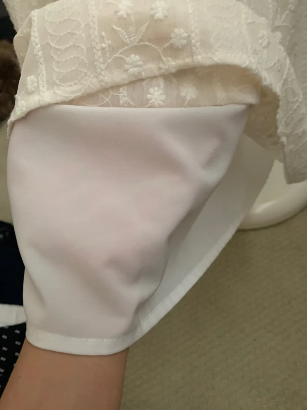 Abercrombie White Lace Dress image indicator(5)