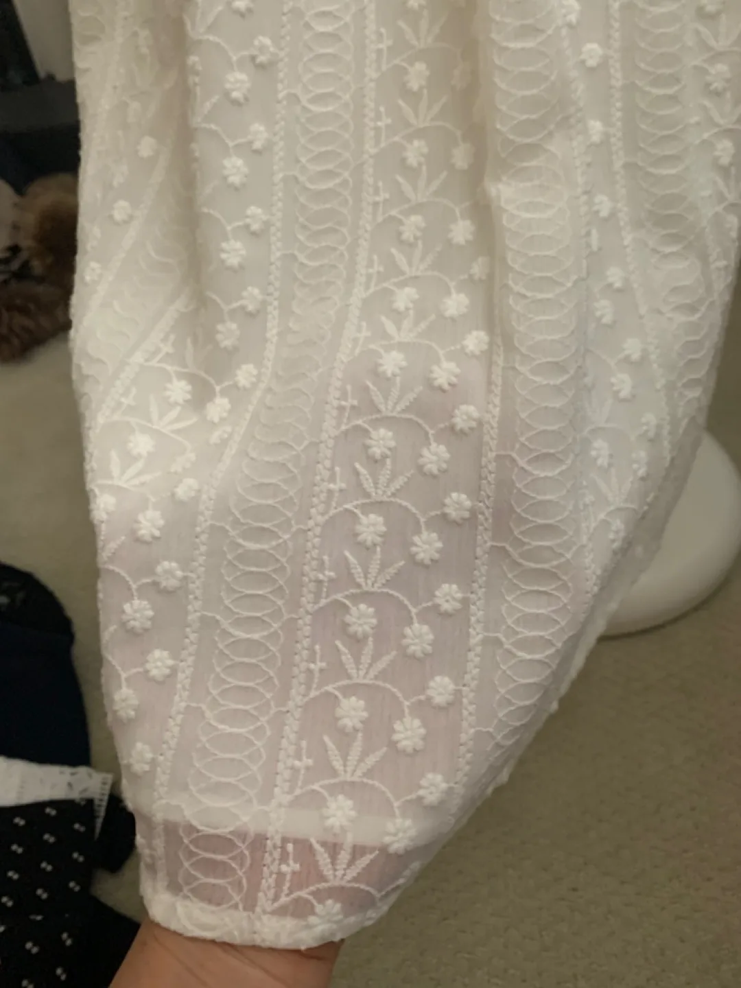 Abercrombie White Lace Dress image indicator(4)