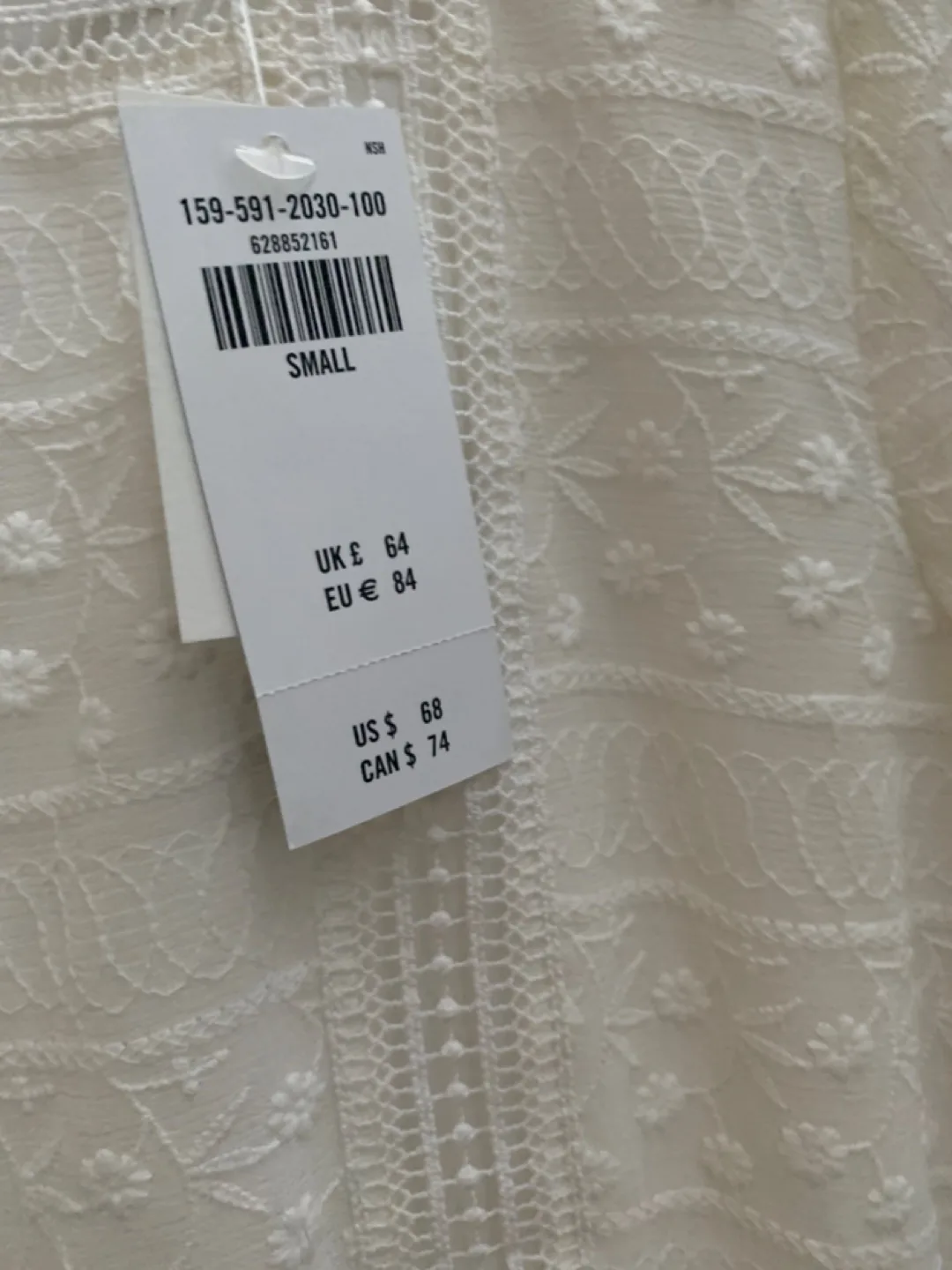 Abercrombie White Lace Dress image indicator(6)