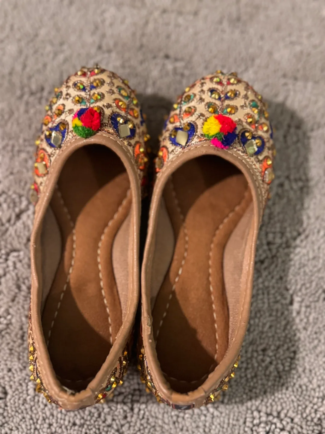 Embroidered Khussa Shoes - Size 7 thumbnail