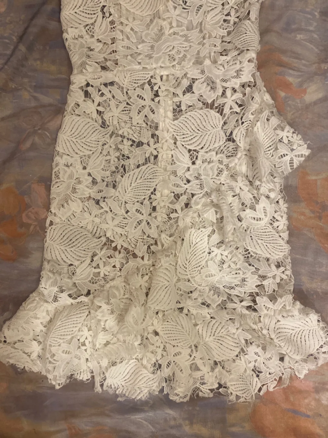 MOVING!!! White Lace Dress image indicator(2)